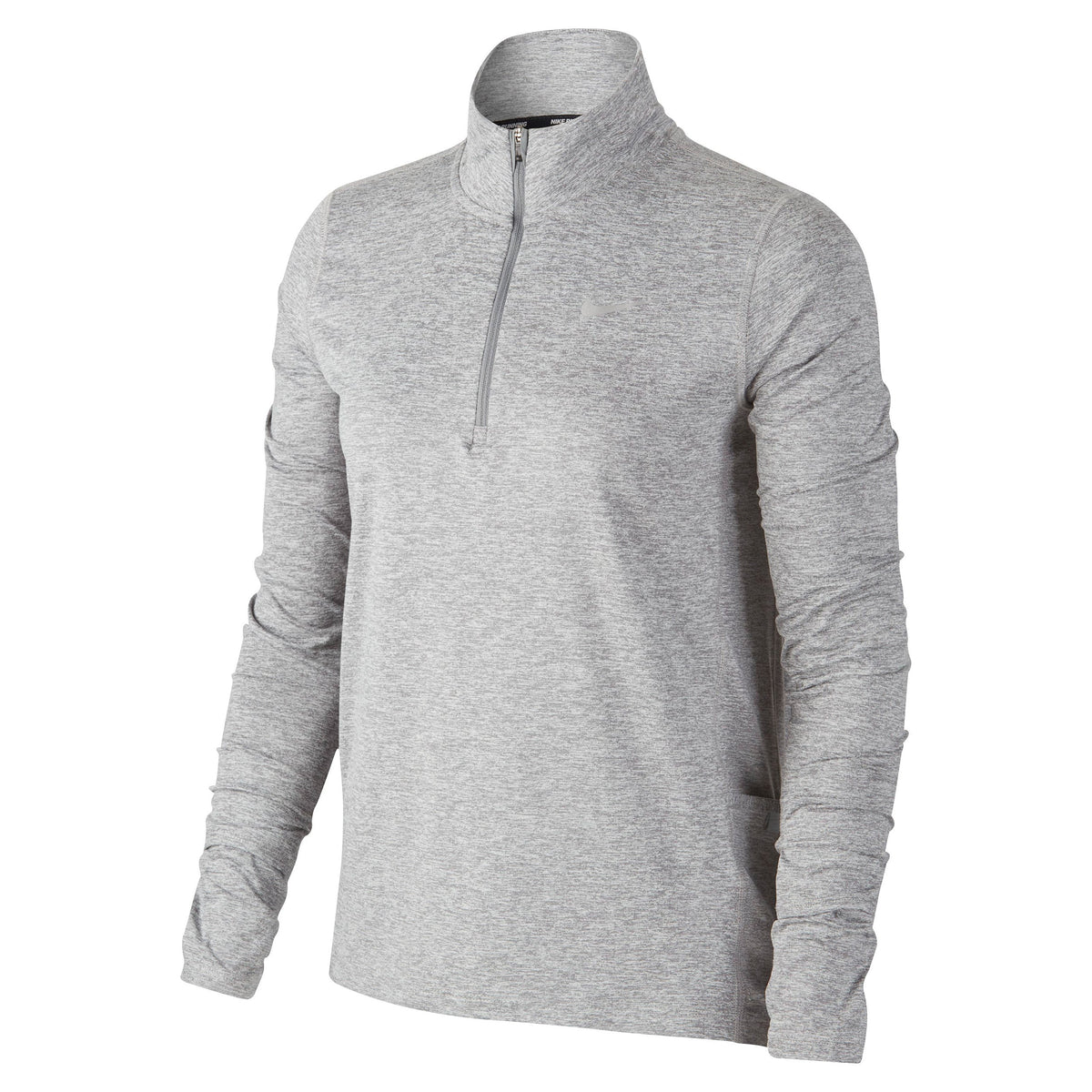 Nike Element Half-Zip Women's Half Zip Top - Lightgrey/Silver