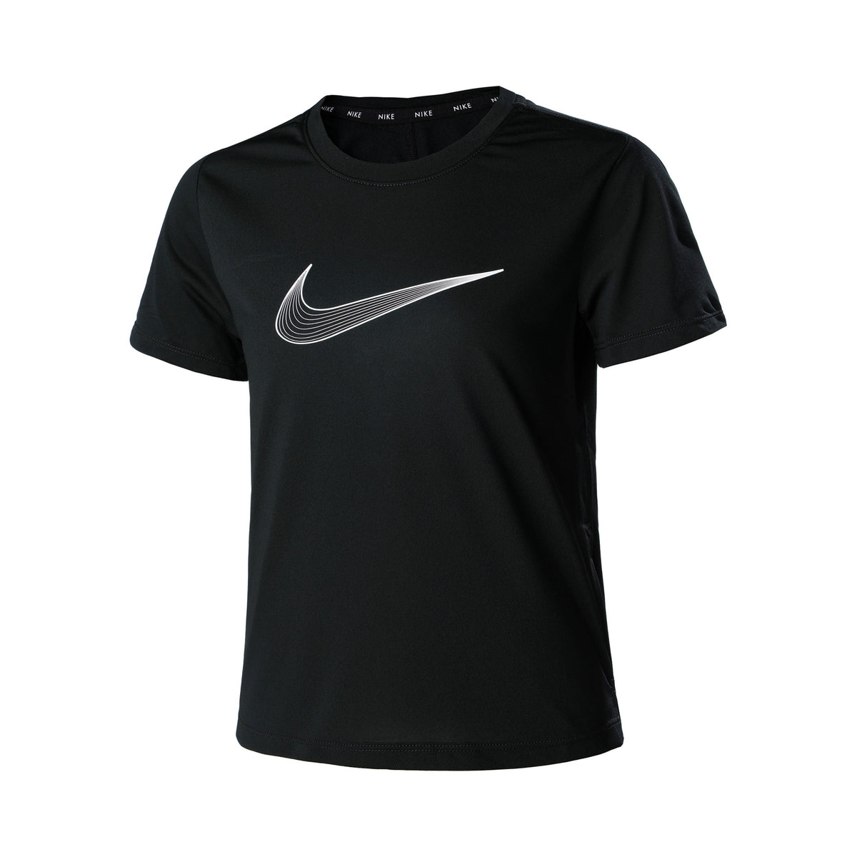 Nike Dri-FIT One Graphic Women's Running T-Shirt - Black/White
