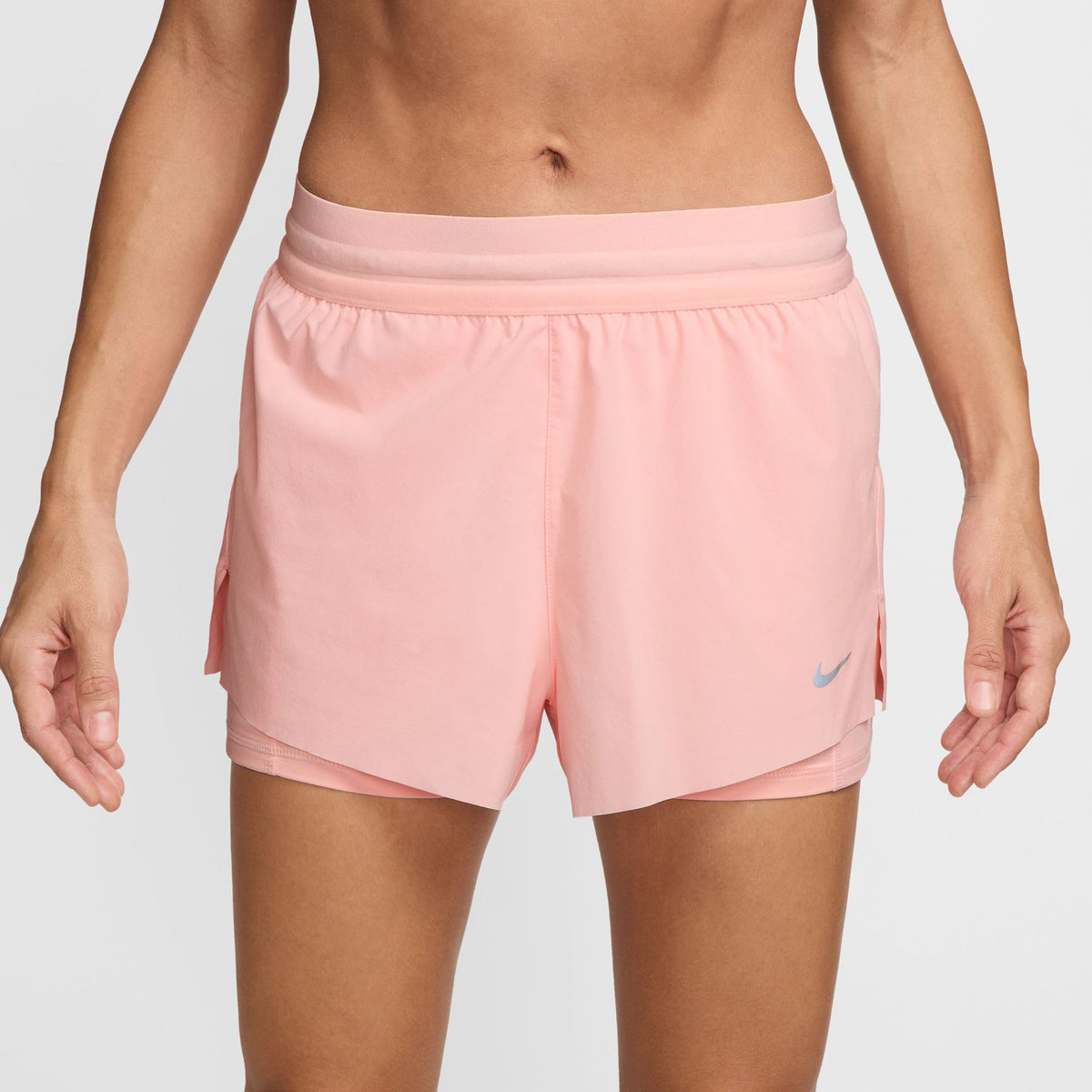 Nike Swift 2in1 Women's Running Shorts - Apricot
