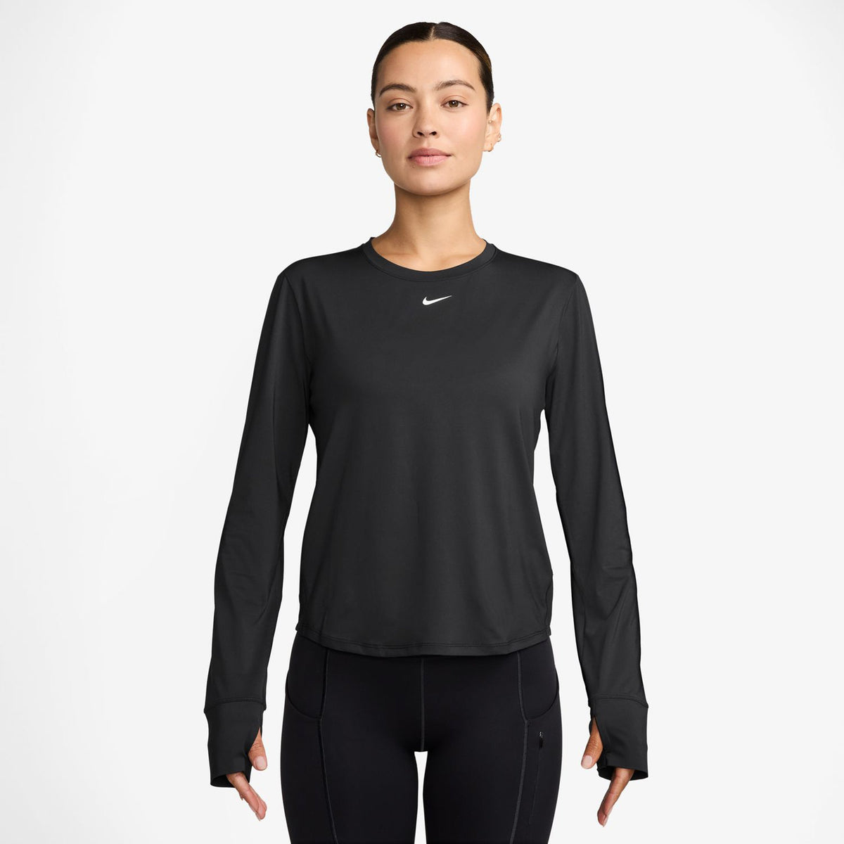 Nike One Classic Dri-FIT Longsleeve Women's Long Sleeve Top - Black
