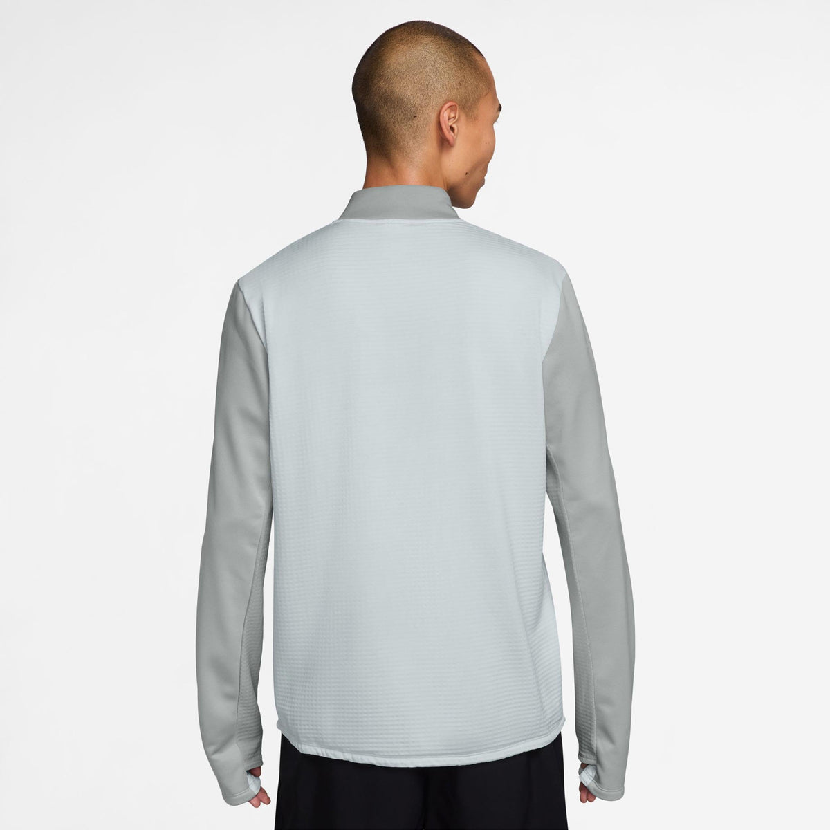 Nike Pacer Winterized Half-Zip Men's T-Shirt - Grey/Silver