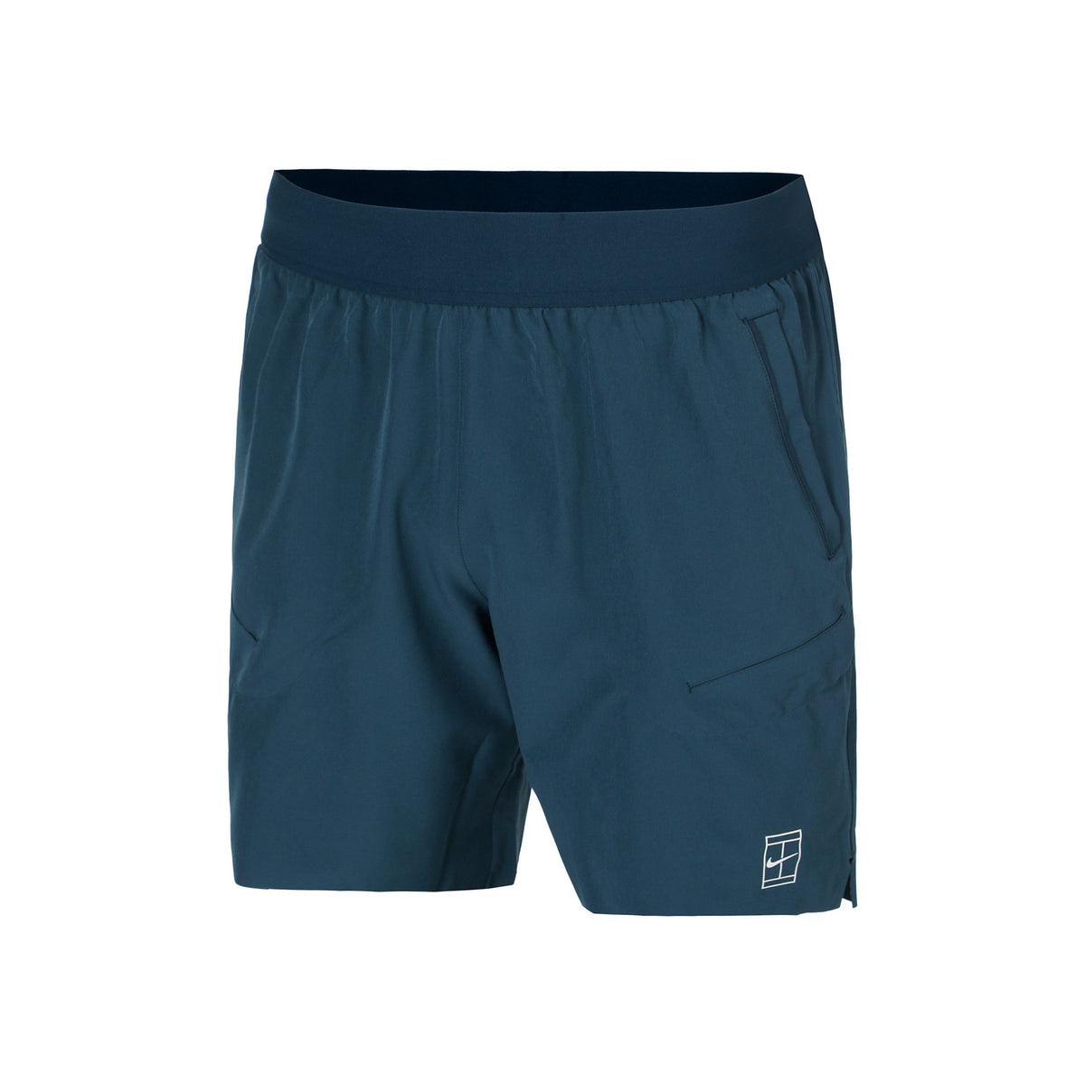 Nike Court Dri-FIT Advantage 6in Shorts -Dark Blue,White