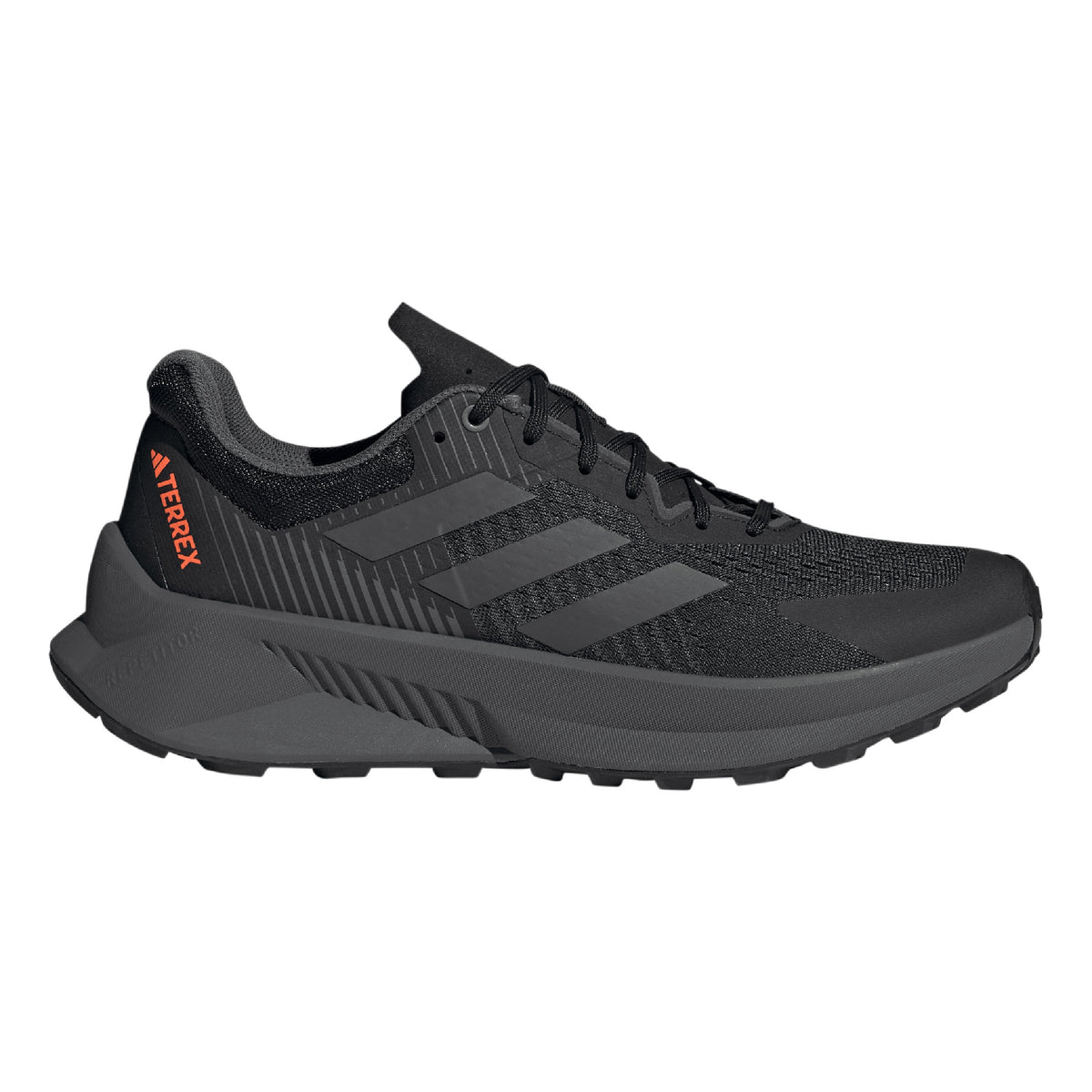 adidas Soulstride Flow Men's Trail Running Shoes - Black/Grey