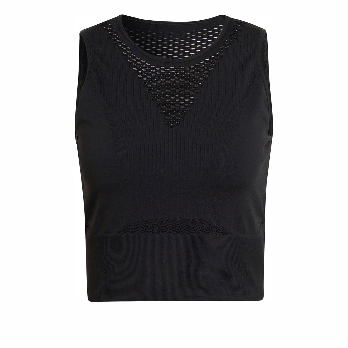 adidas Aeroknit Crop Women's Tank Top - Black
