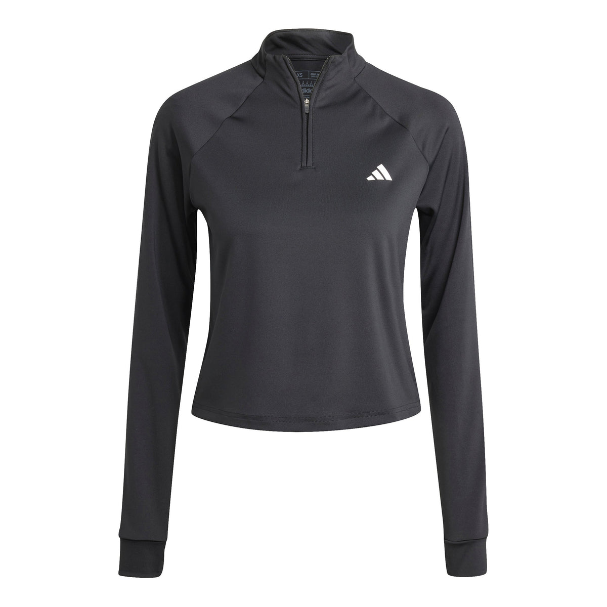adidas Essentials 1/4 Zip Women's Half Zip Top - Black