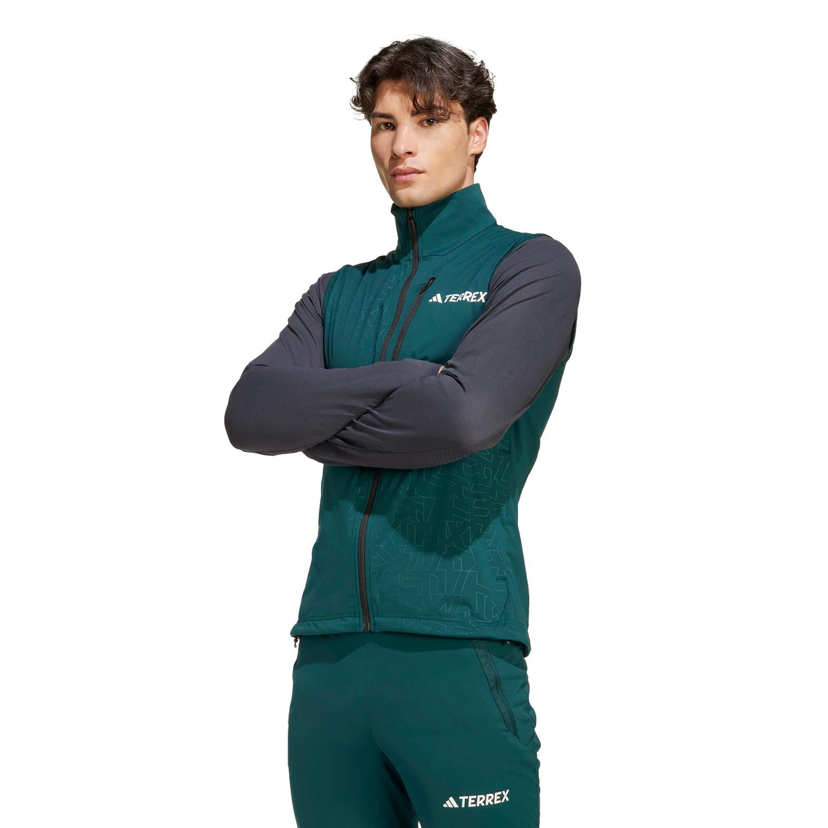 adidas Terrex XPR Softshell Men's T-Shirt - Green