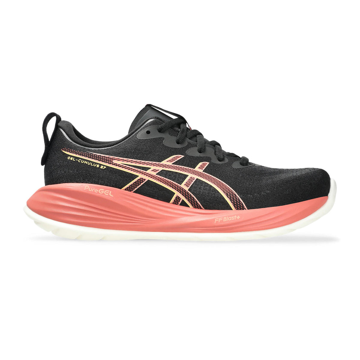 ASICS Gel-Cumulus 27 Women's Running Shoes - Black/Coral