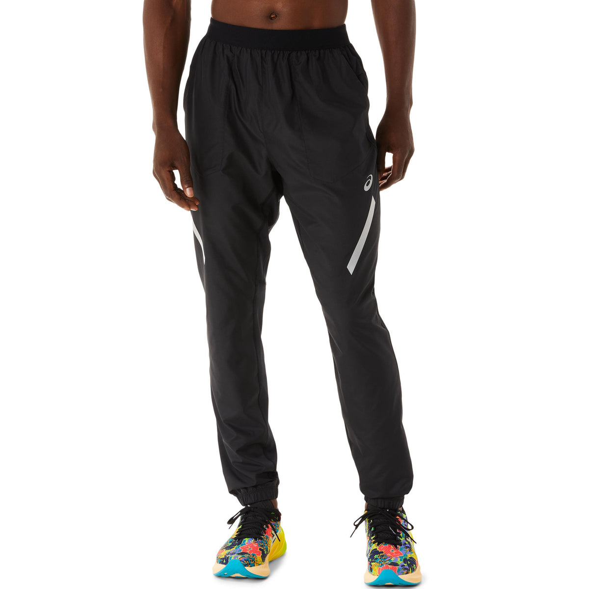 ASICS Lite-Show men's running pants in black - view 6
