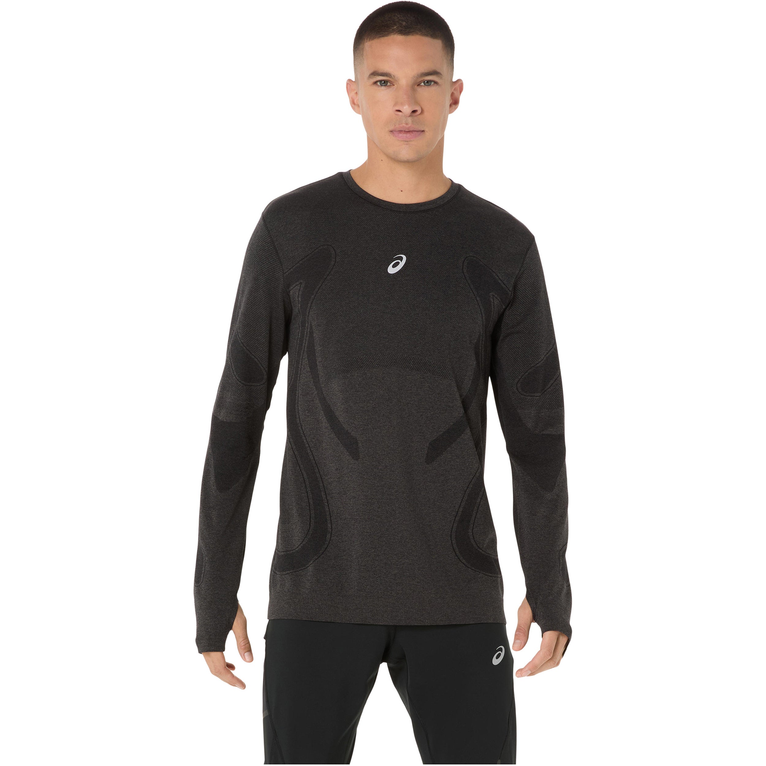 ASICS Road Seamless Running shirt Men - black