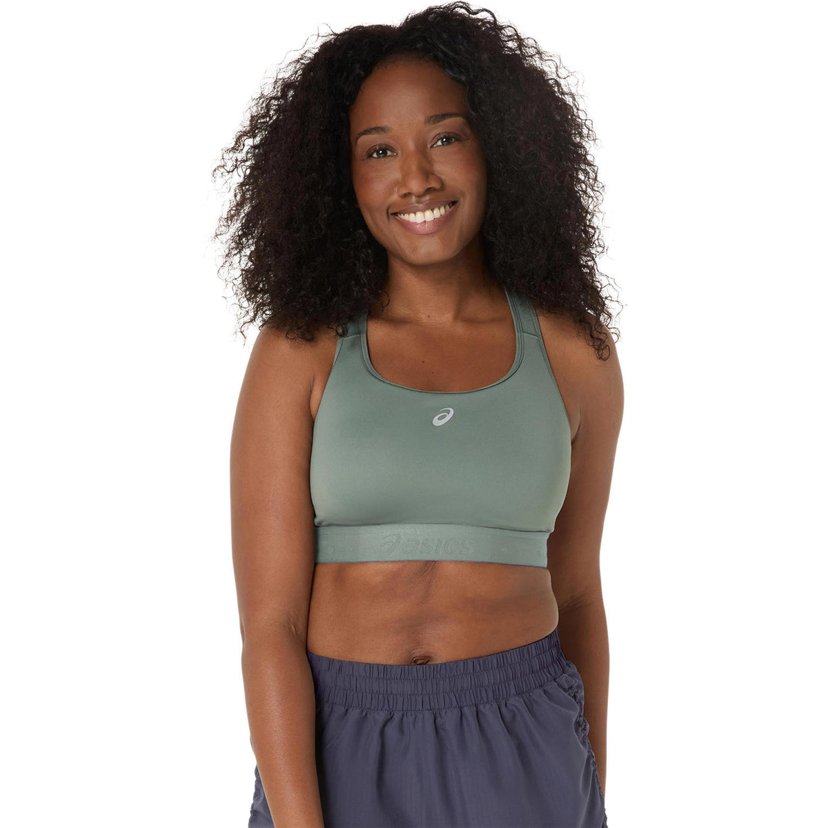 ASICS Road Compression Women's Sports Bra - Blue