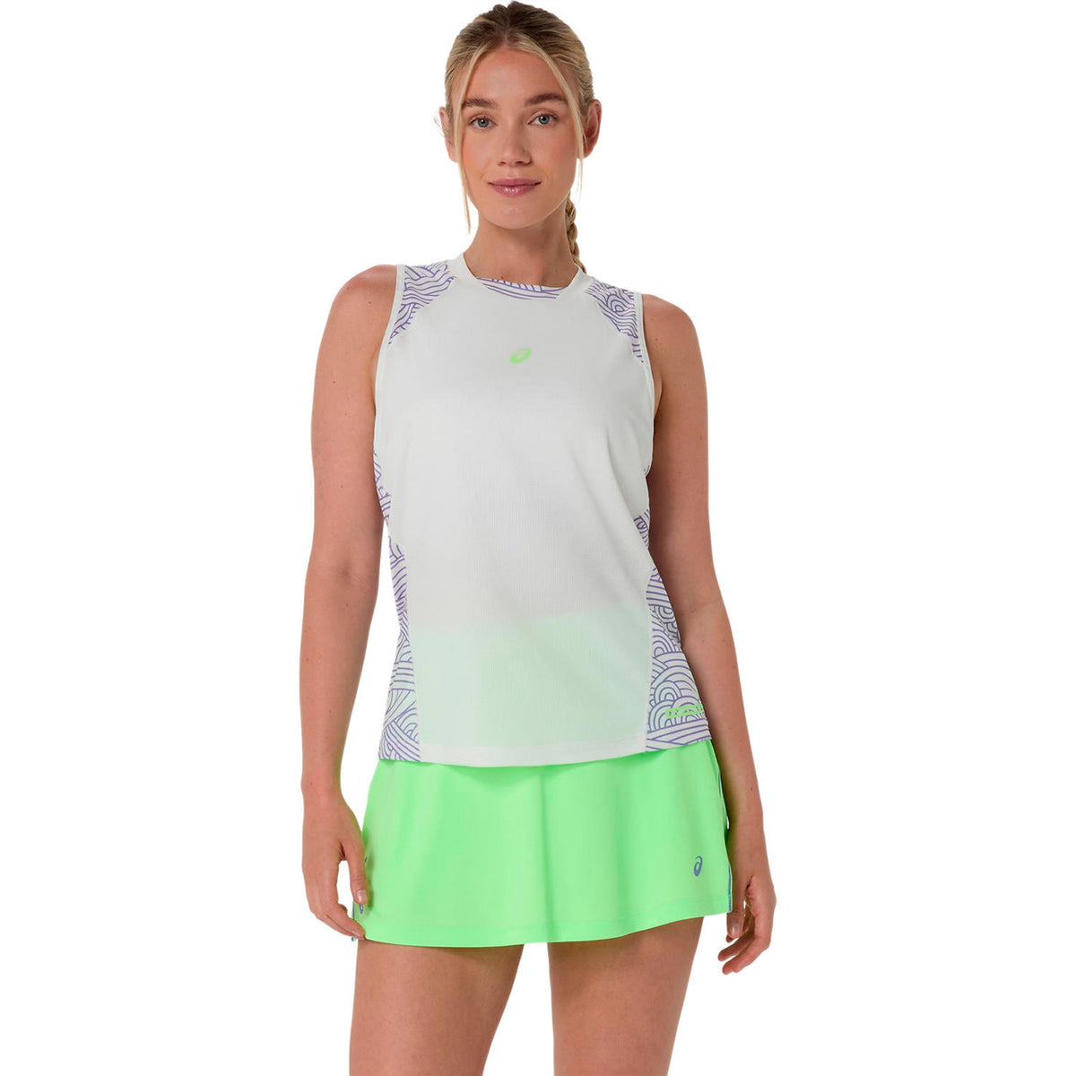 ASICS Court All Over Print Women's Tank Top - Cream