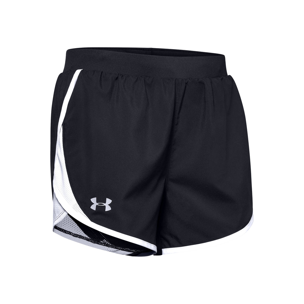 Under Armour Fly-By 2.0 Women's Running Shorts - Black/White