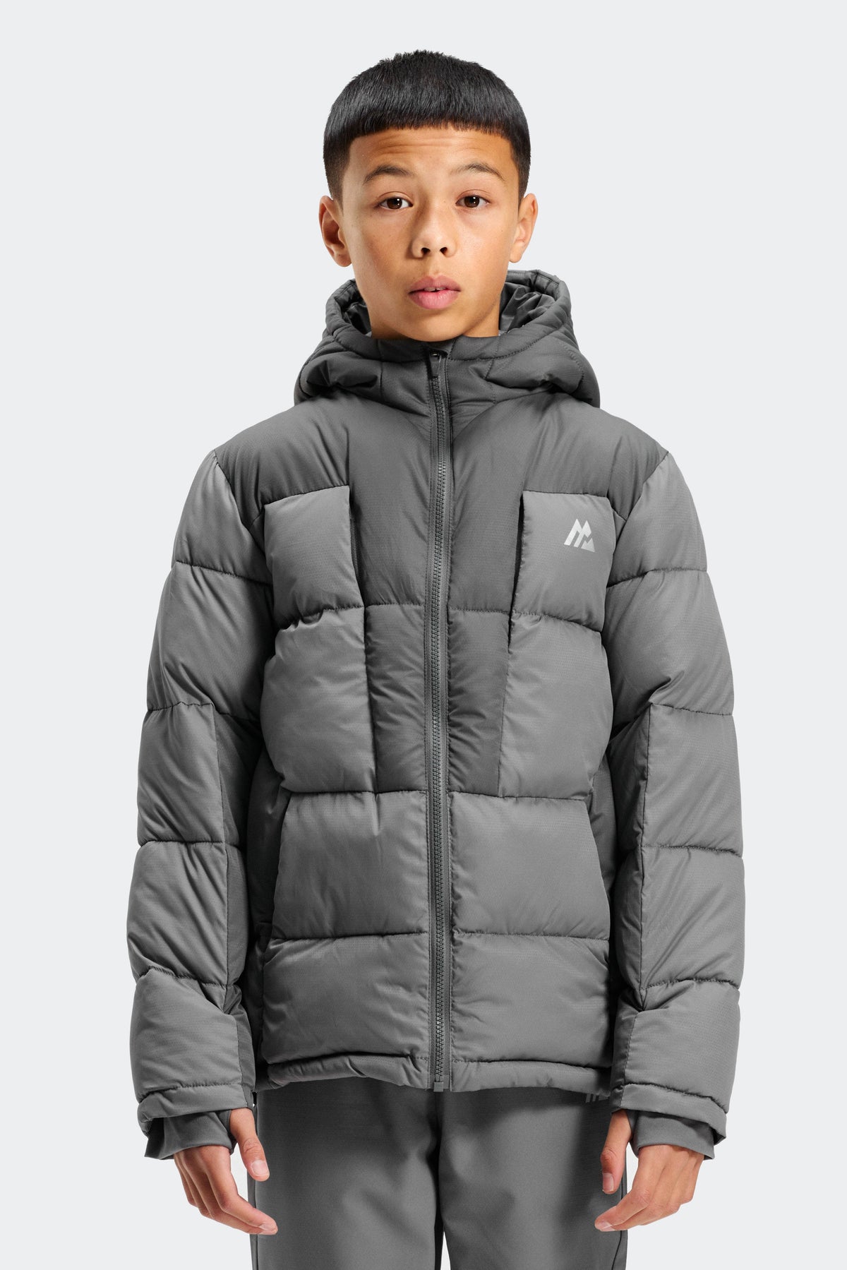 Montirex Junior Carve Jacket - Down Jacket Cement Grey Asphalt