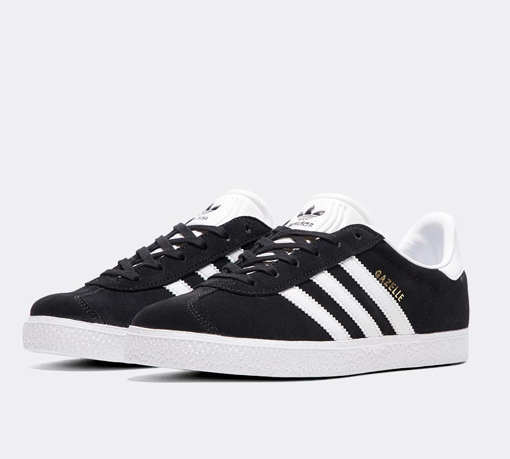 adidas Junior Gazelle Trainers - Core Black