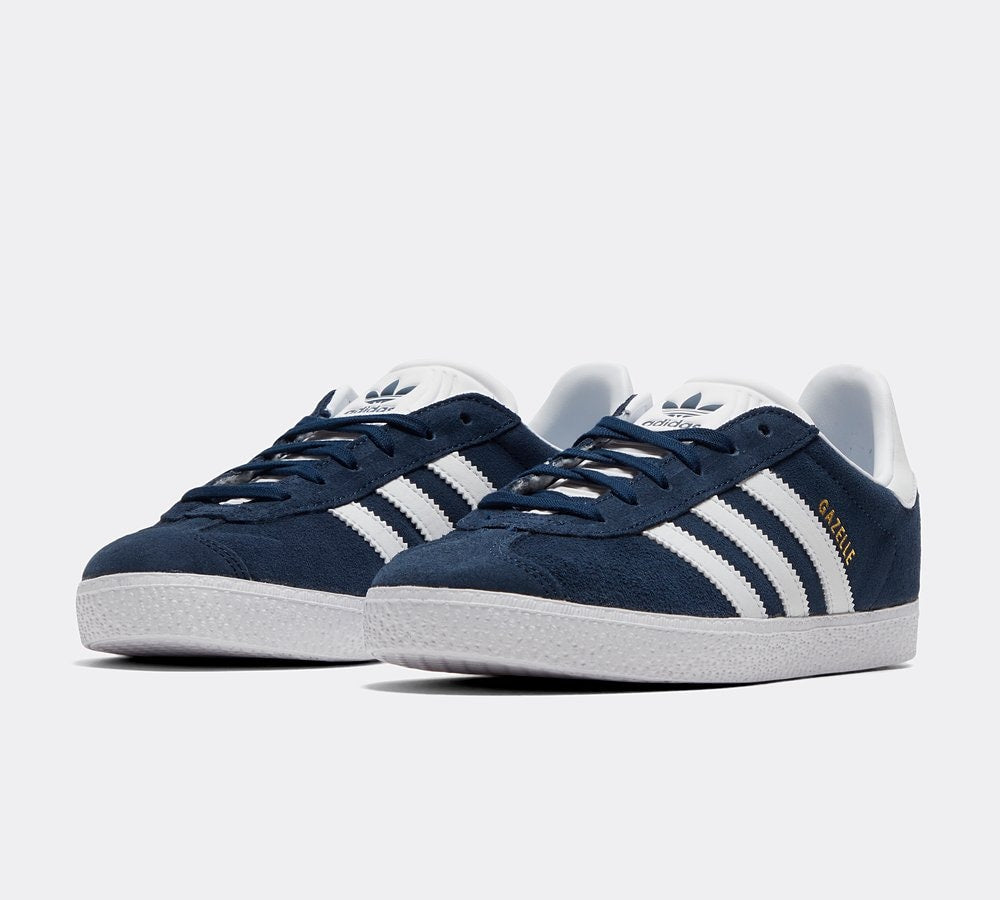 adidas Junior Gazelle Trainers - Collegiate Navy