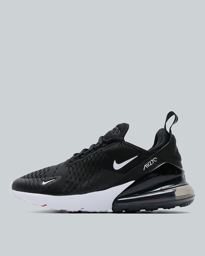 Nike Junior Air Max 270 Trainers - Black White Anthracite