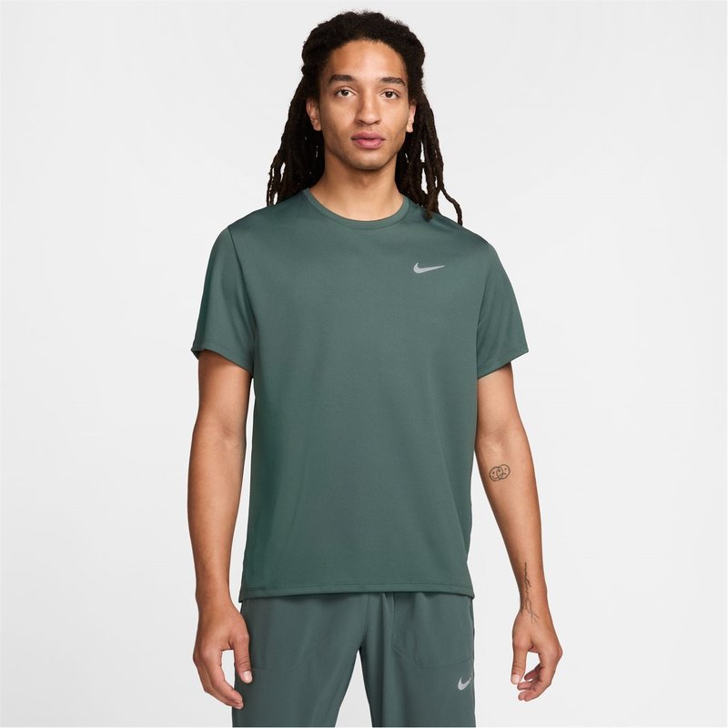 NIKE MILER T SHIRT - VINTAGE GREEN