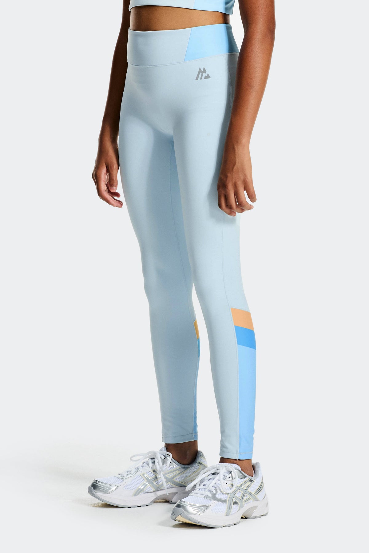 Montirex Girls' Lumina Legging - Misty Blue Seashell Blue Malibu Apricot Blush