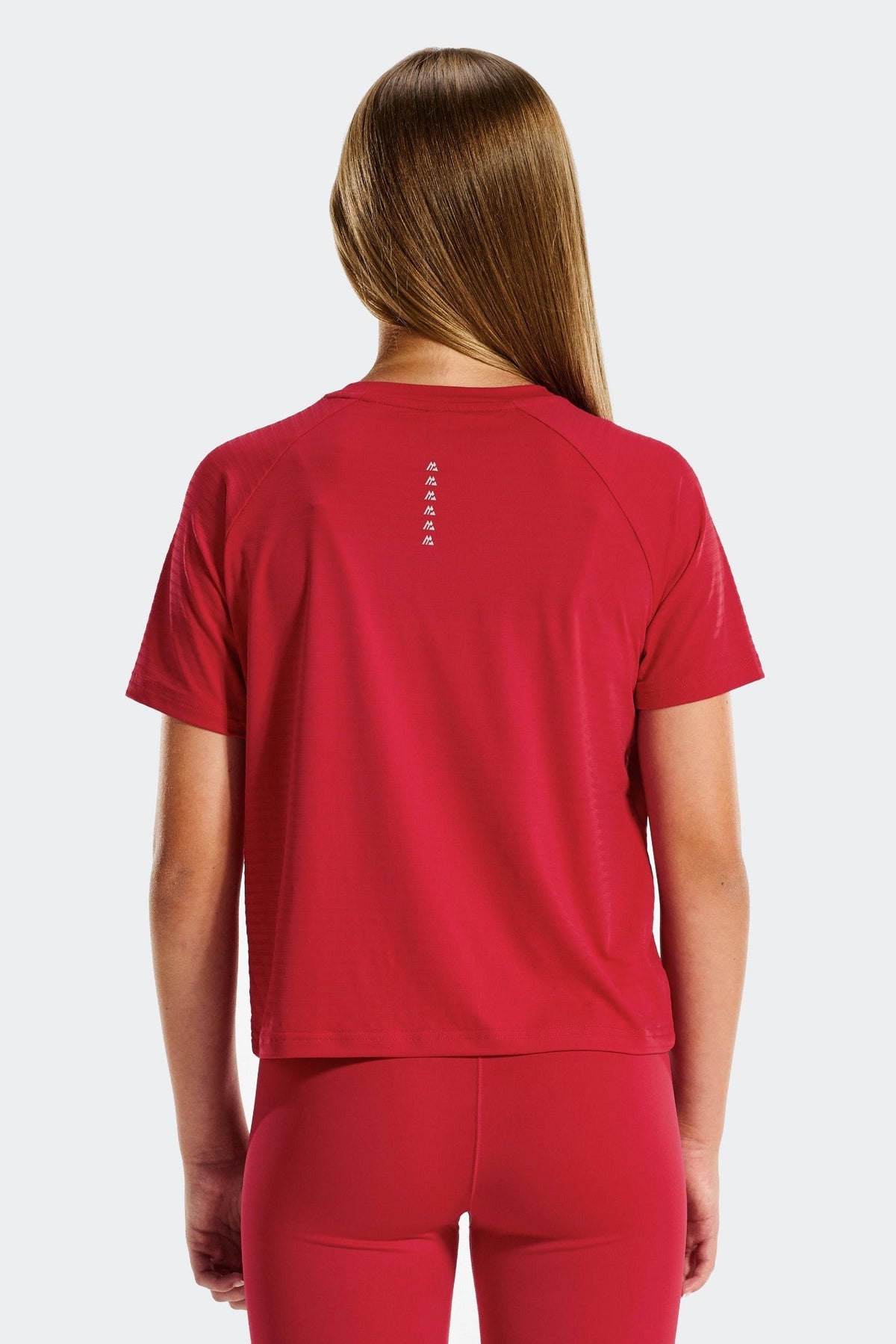 Montirex Girls' Energy T-Shirt - Cherry Red