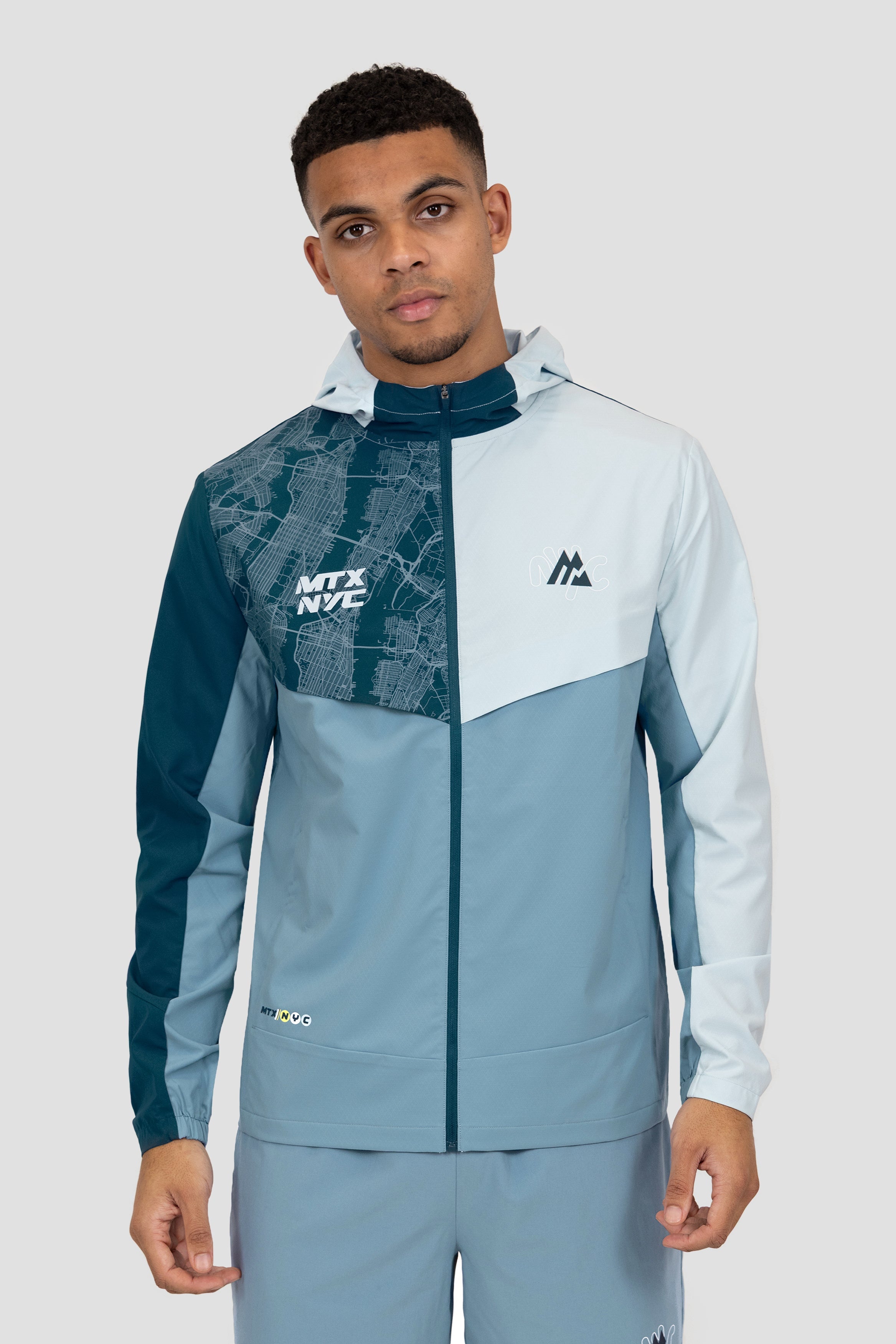 Montirex MTX Run City New York Jacket – Blue, Grey