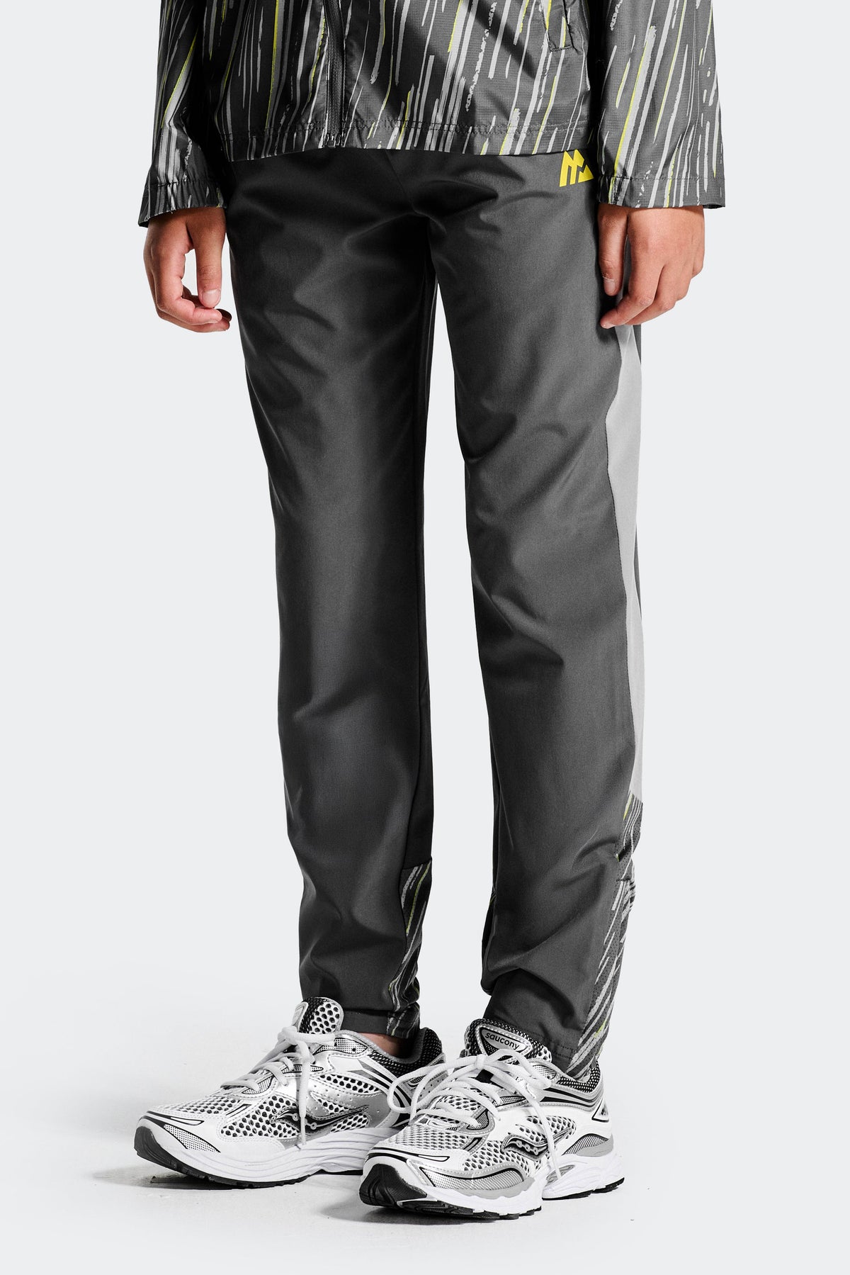 Montirex Junior Vigour Pant - Asphalt Platinum Grey Blazing Yellow