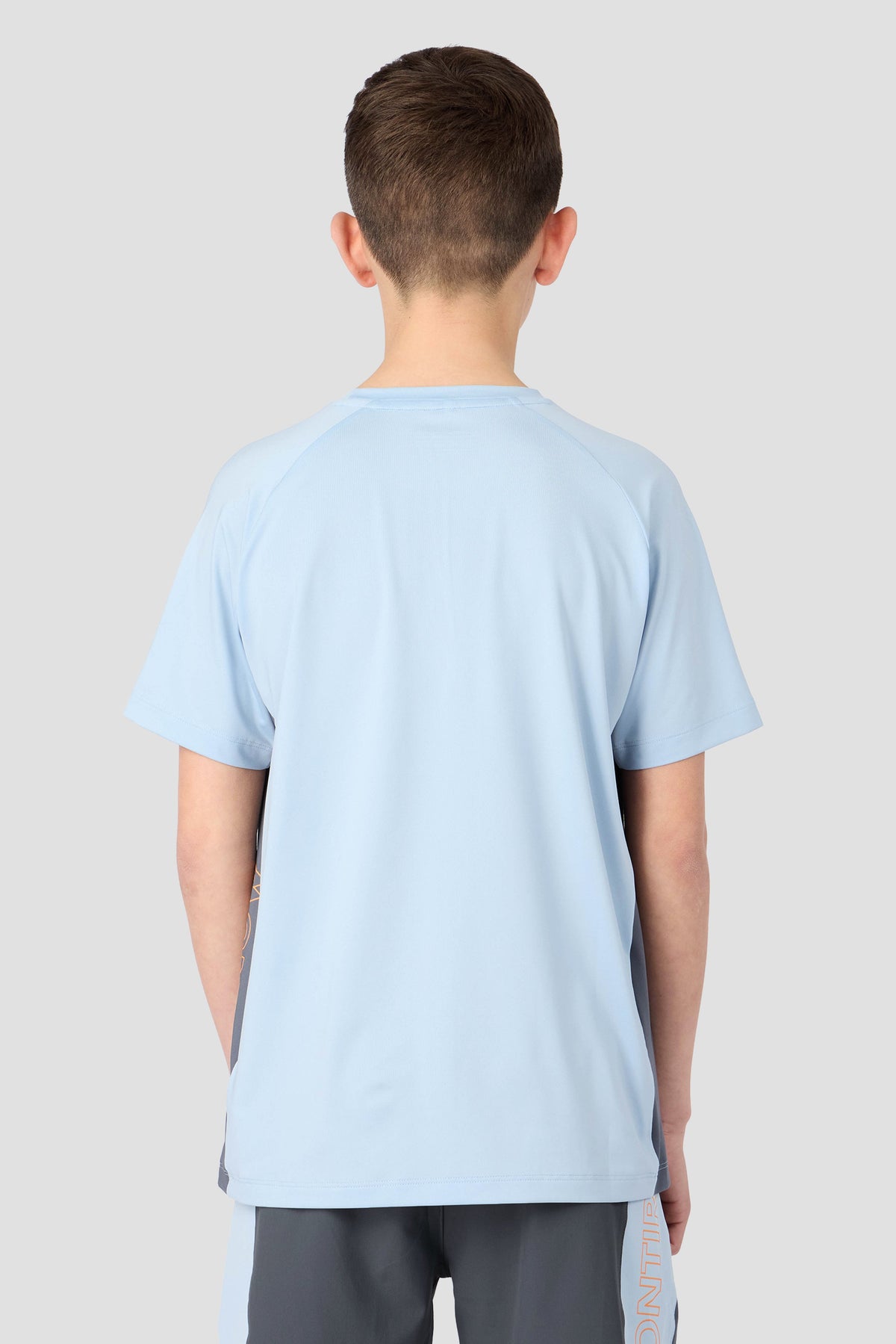 Montirex Junior Optic T-Shirt - Summer Mist Slate Grey Tangerine Glow