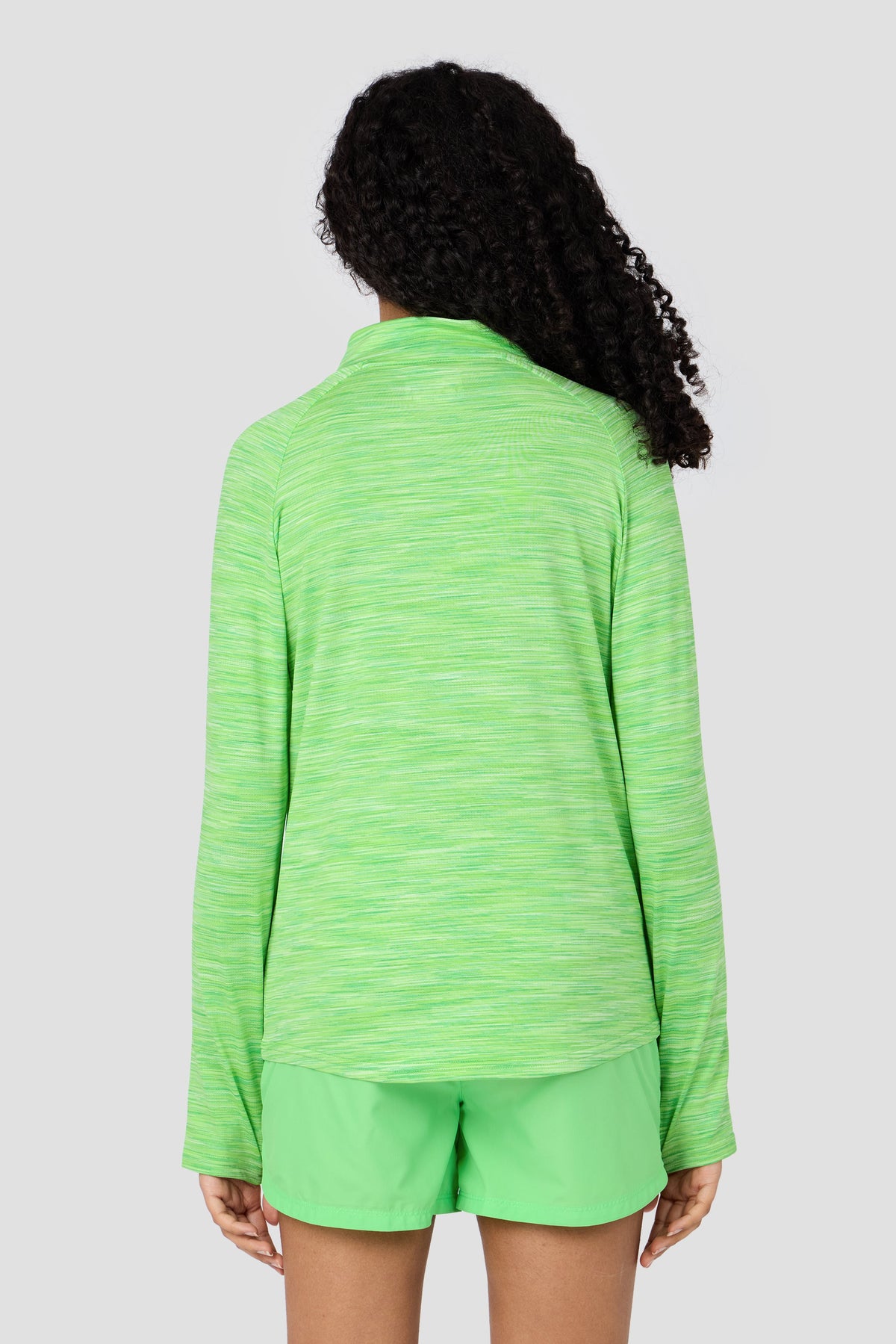 Montirex Girls' Trail 1/4 Zip - Pistachio Apple Green Fizz Iced Matcha