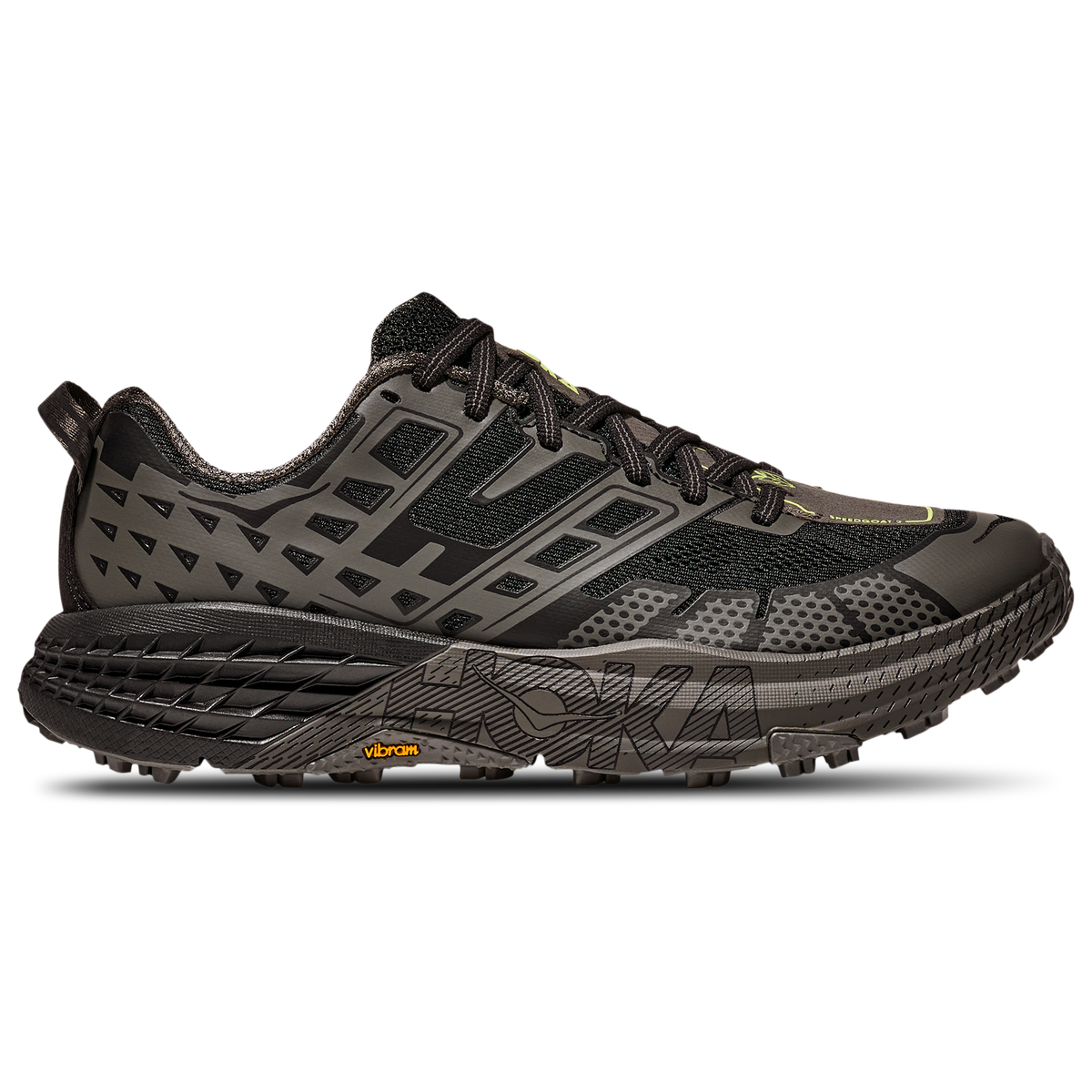 HOKA Speedgoat Men's Trainers - Black (1162710-BHLT)