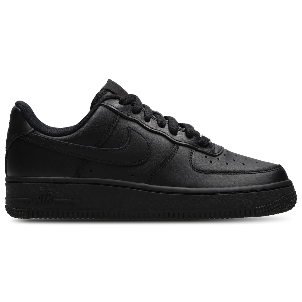 Nike Air Force 1 ’07 Women's Trainers - Black (Leather & Textile)