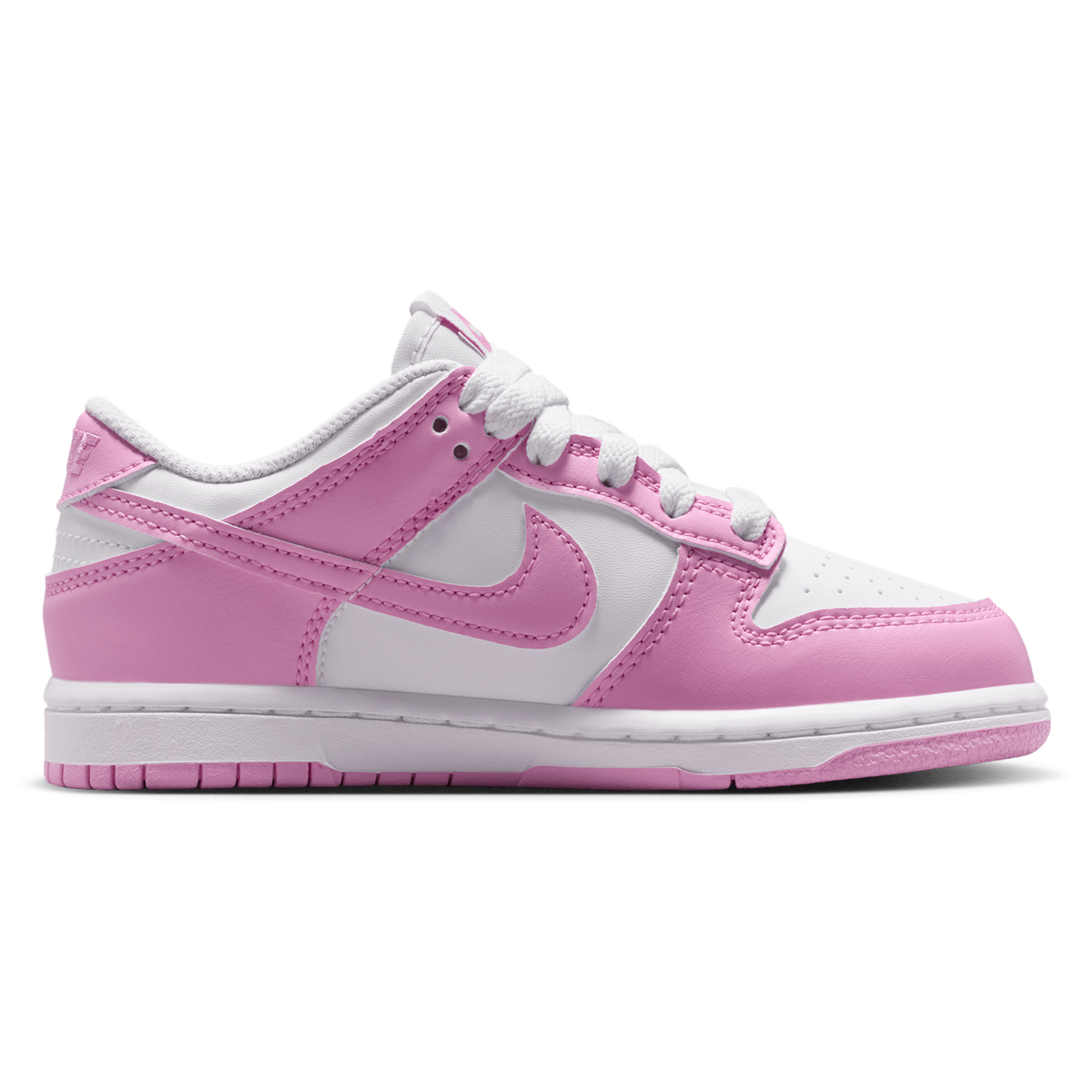 Nike Infant Dunk Low Trainers - White Pink Rise White