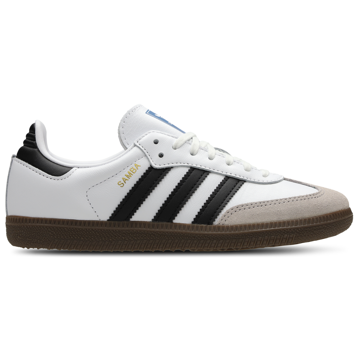 adidas Junior Samba OG Trainers - Footwear White Core Black Gum 5