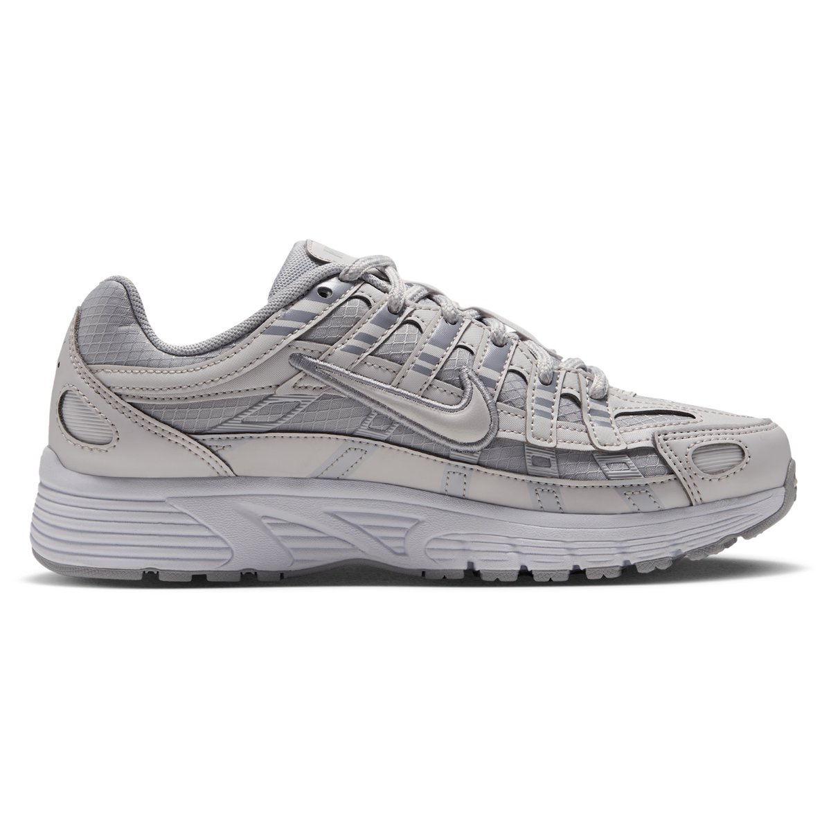 Nike Junior P-6000 Trainers - Grey Fog Platinum Tint White