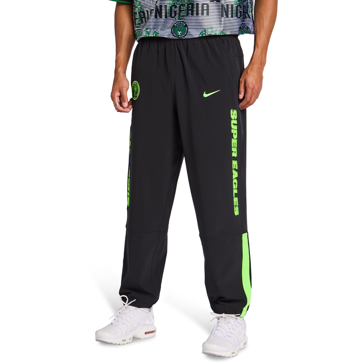 Nike Nigeria Men Pants - Black