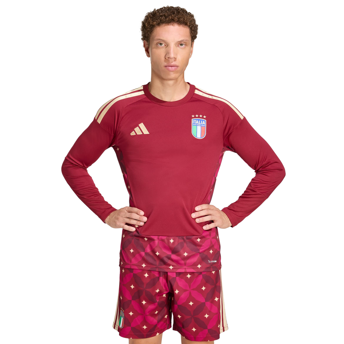 adidas Italy Men's T-Shirt - Red