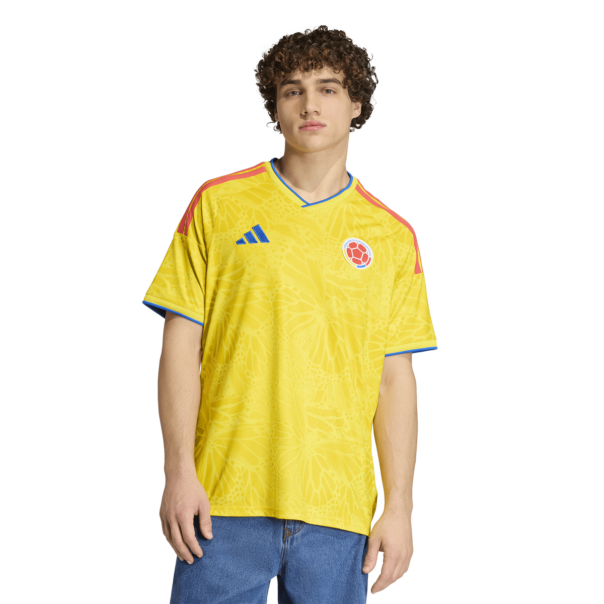 adidas Colombia Men's T-Shirt - Yellow
