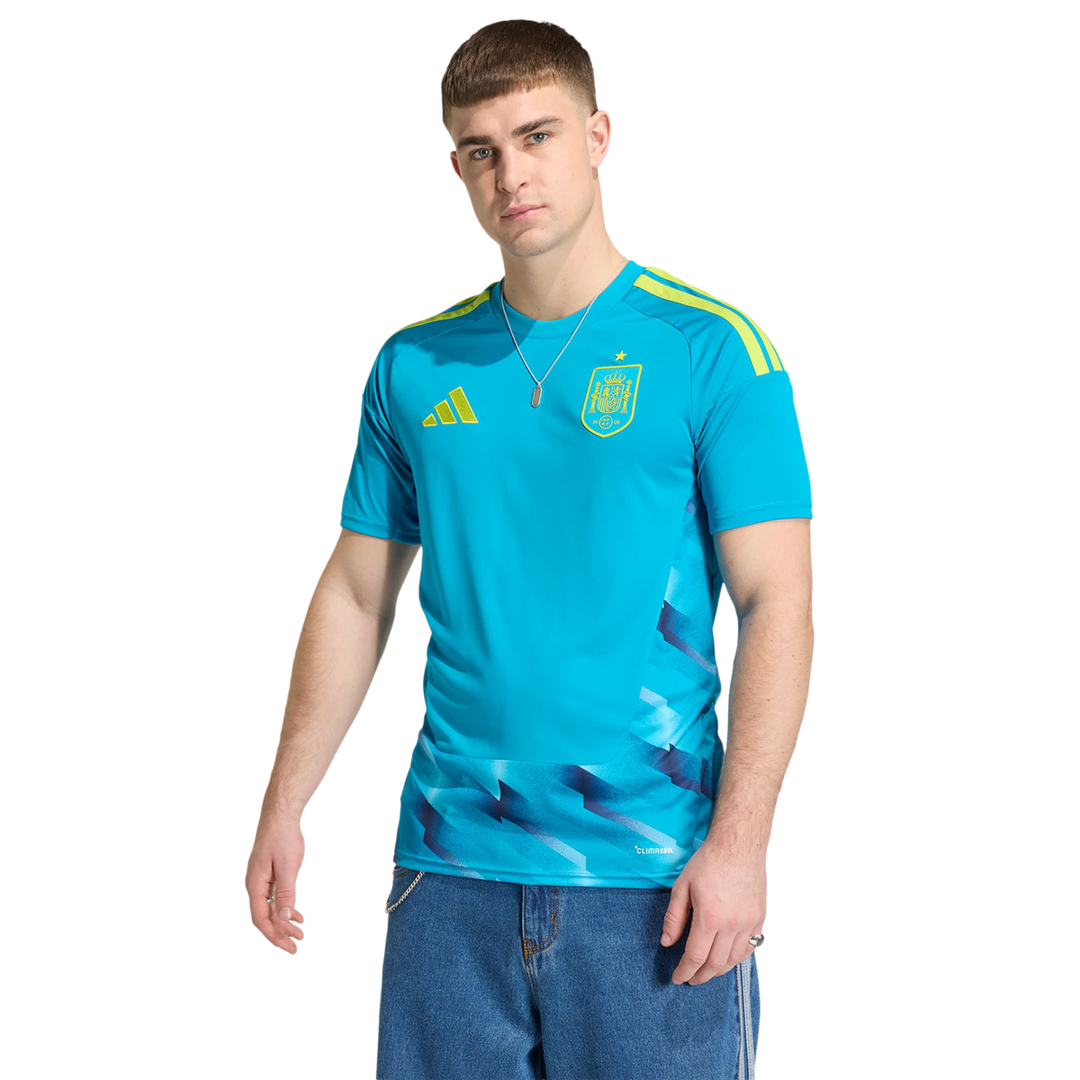 adidas Spain Men's T-Shirt - Blue