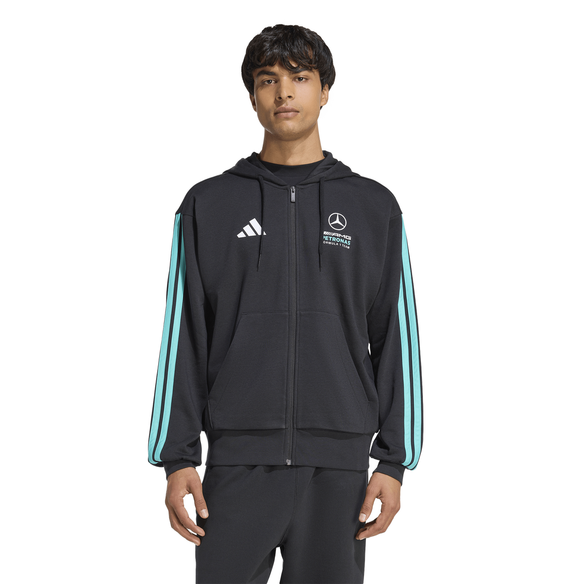 adidas mercedes Men's Hoodie - Black