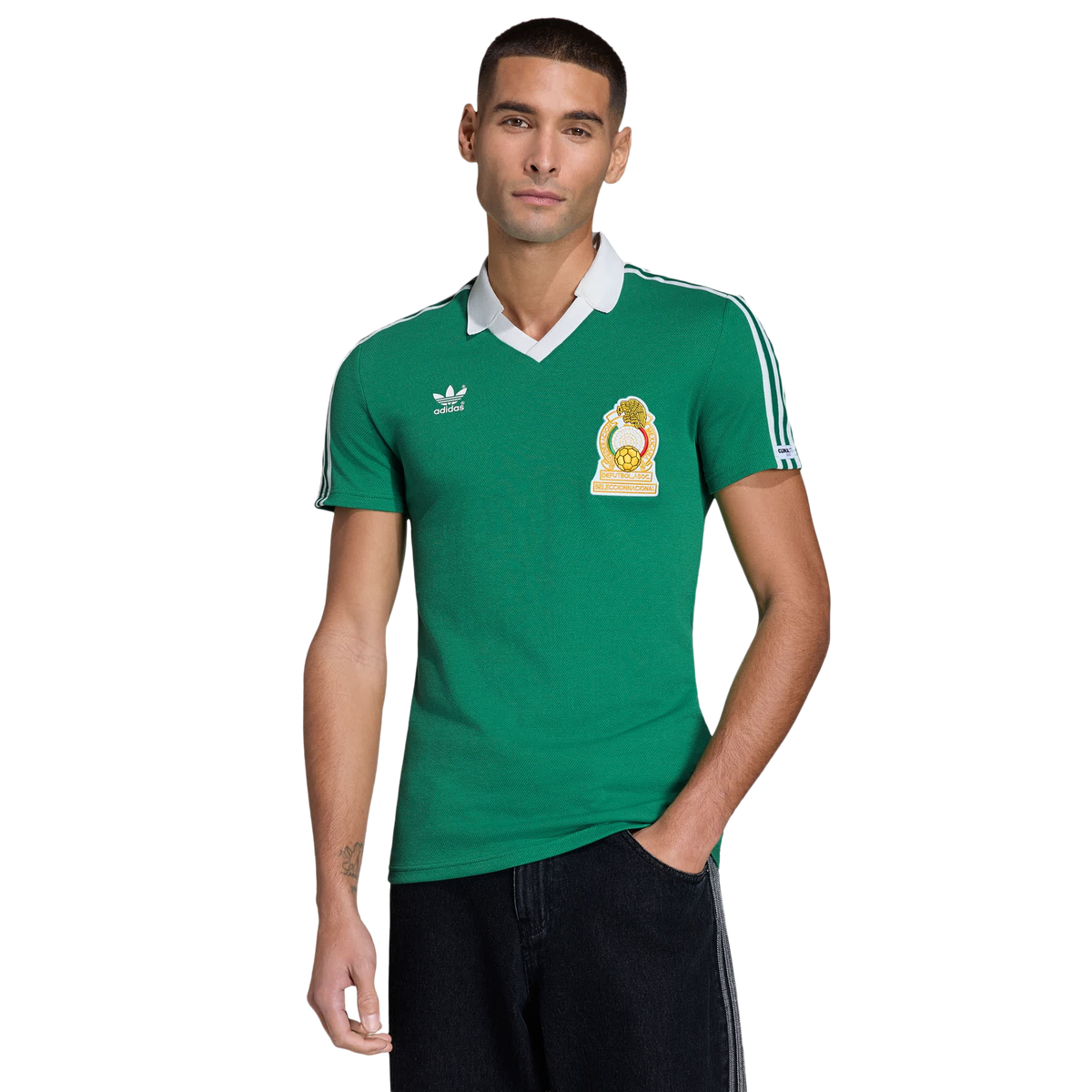 adidas Mexico Men's T-Shirt - Green (JN3710)