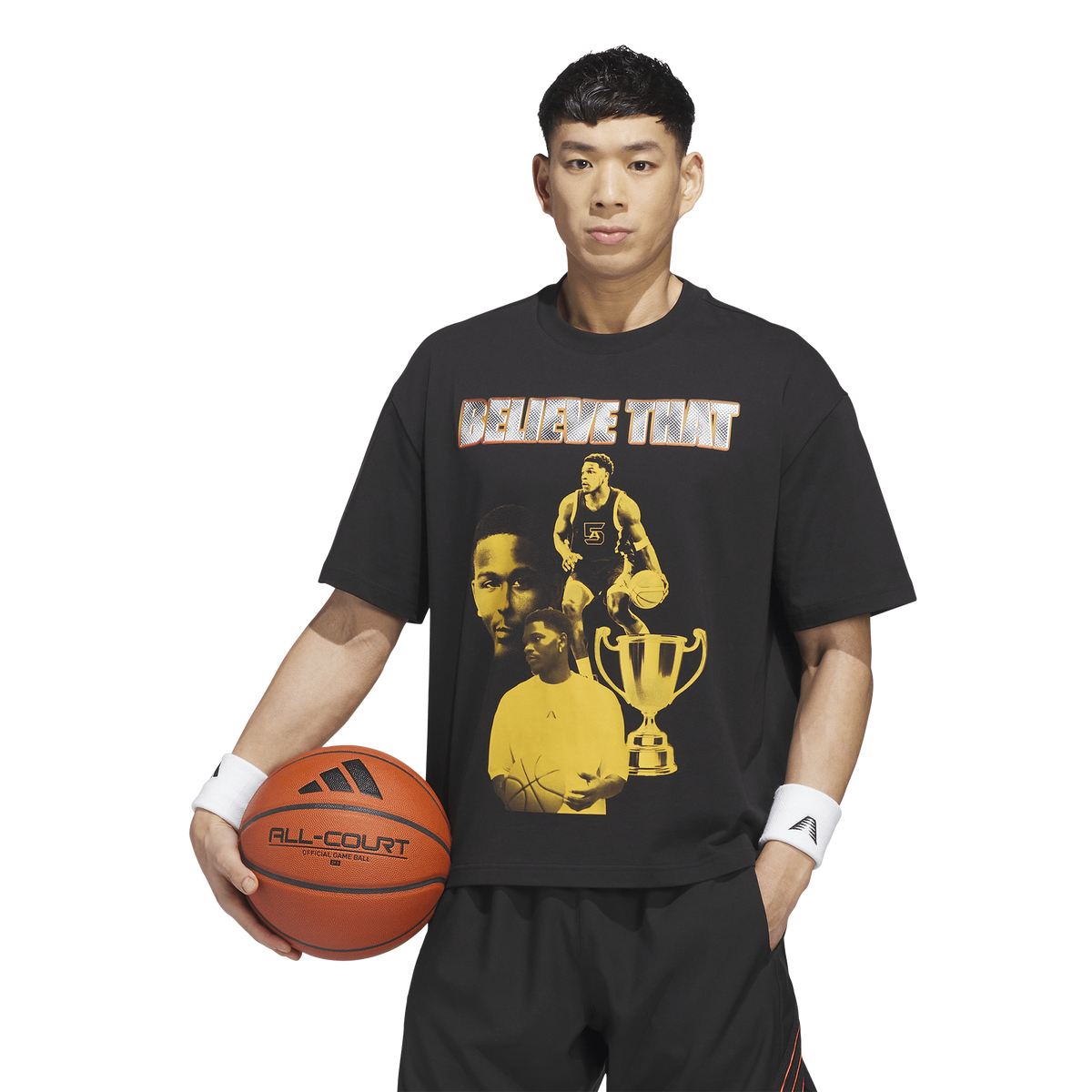 adidas Anthony Edwards Men's T-Shirt - Black