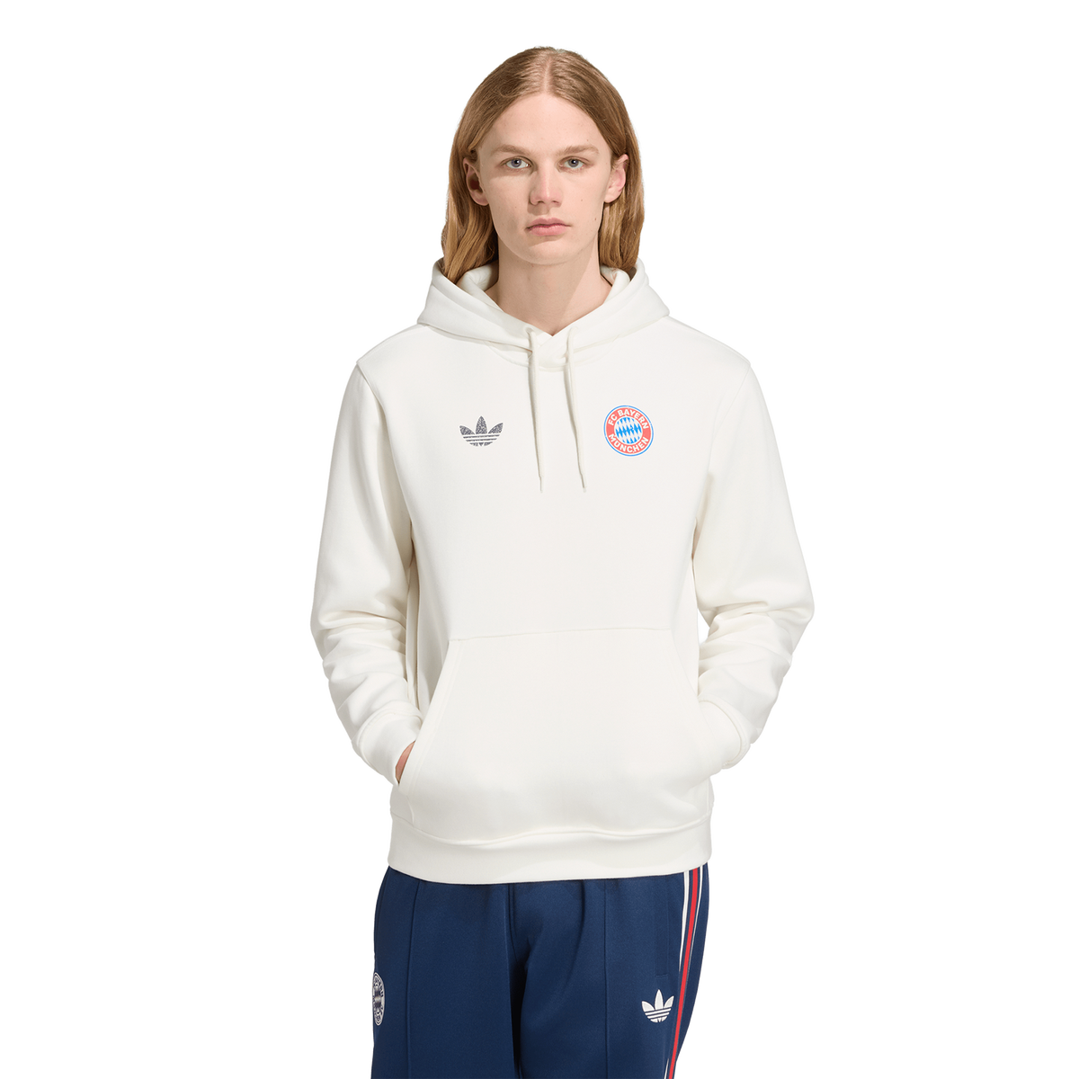 adidas Fc Bayern Muenchen Og Graphic Men's Hoodie - White
