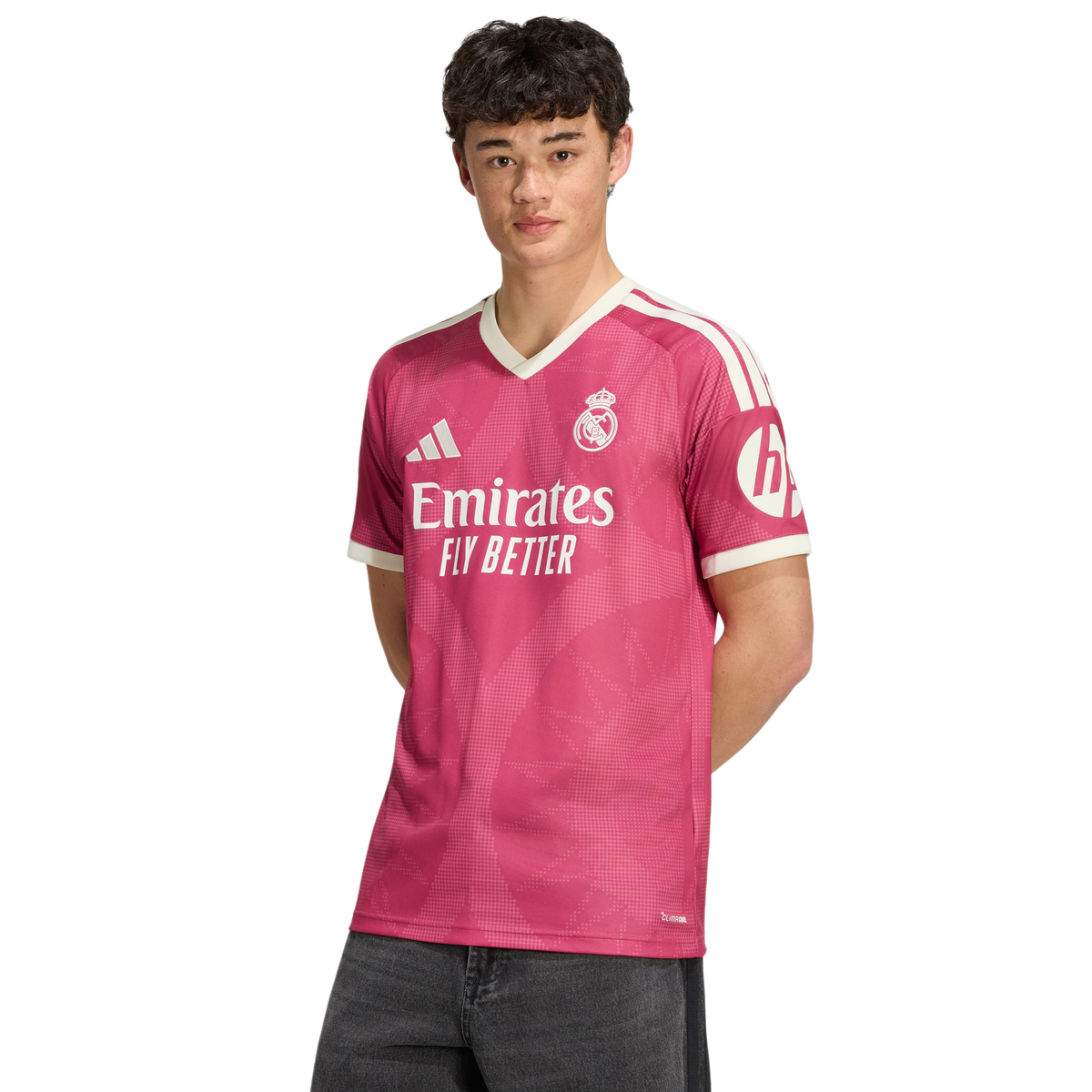 adidas Real Madrid Men's T-Shirt - Pink