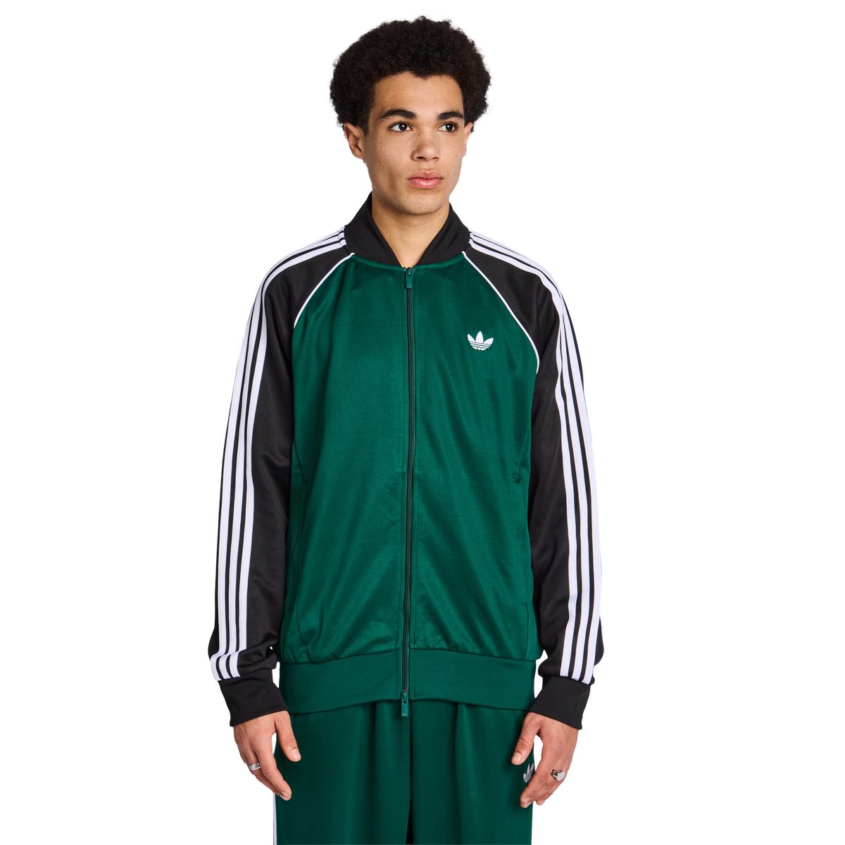 adidas Superstar Men's Track Top - Green
