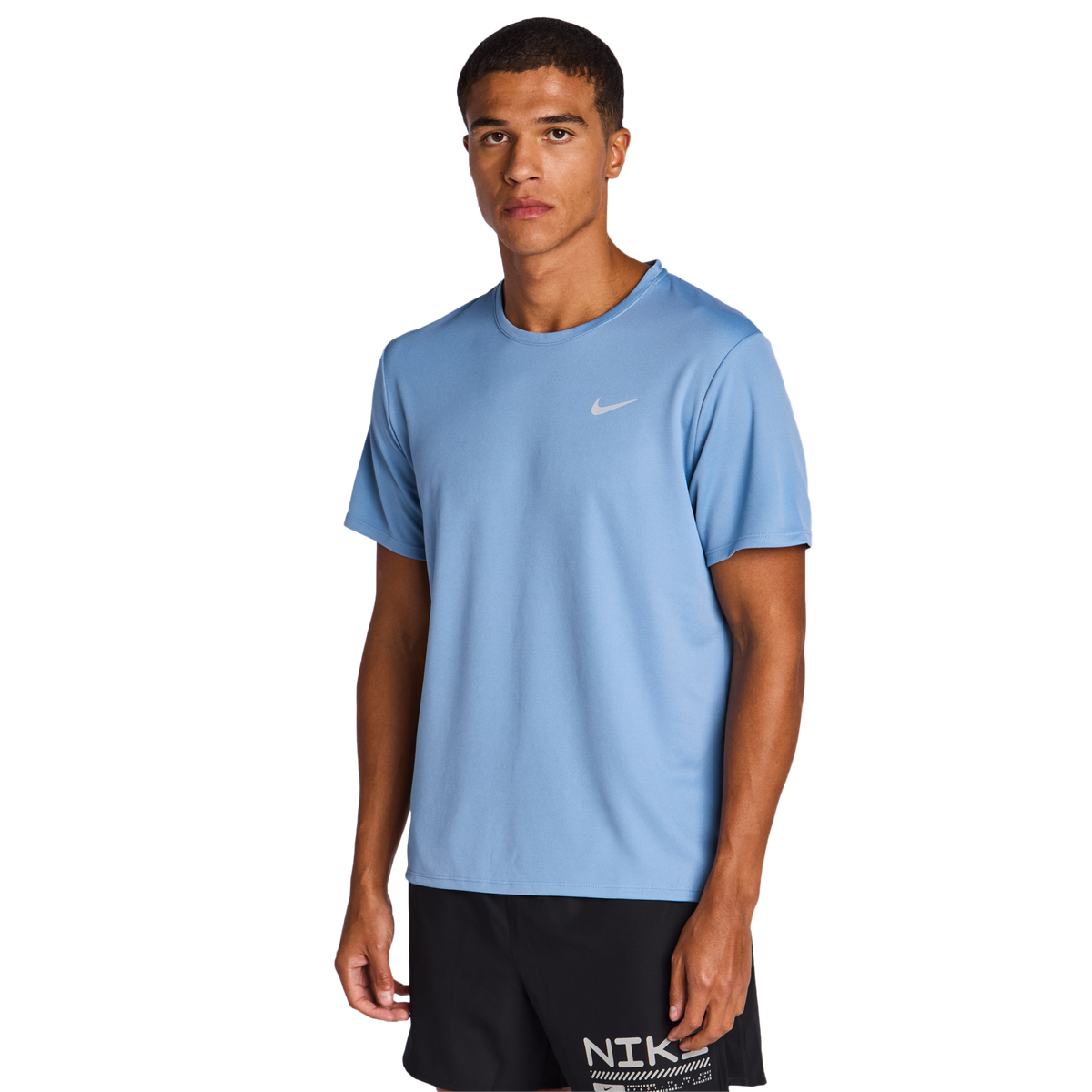 Nike Miler Dri-FIT UV Men's Short-Sleeve Running Top - Blue