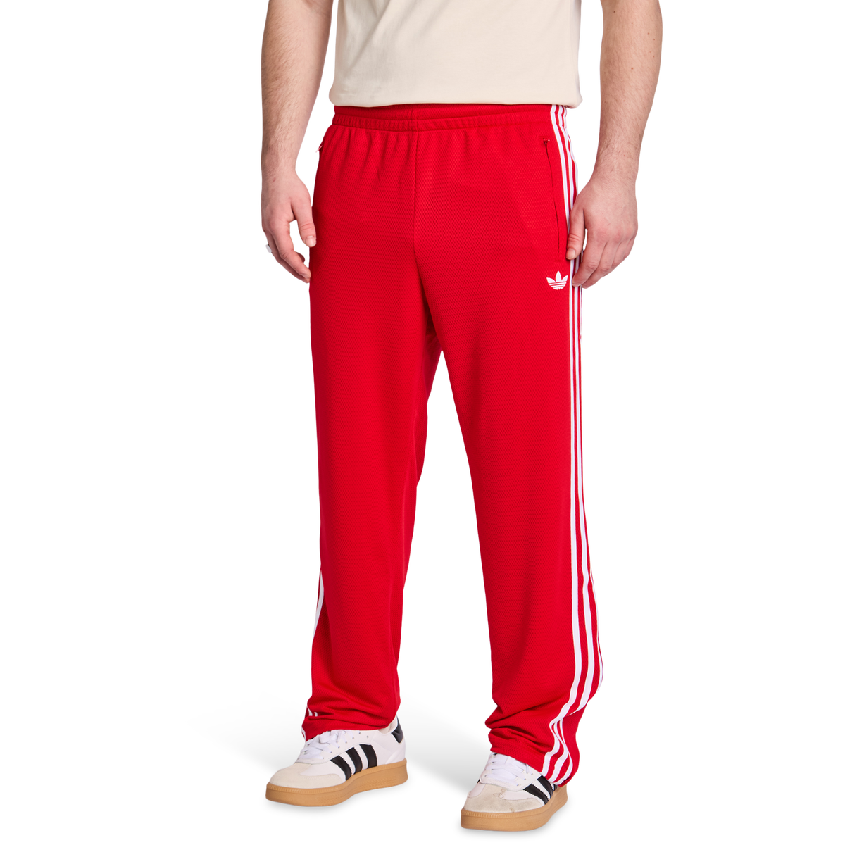 adidas Originals Firebird Adicolor Mesh Men's Trousers - Red