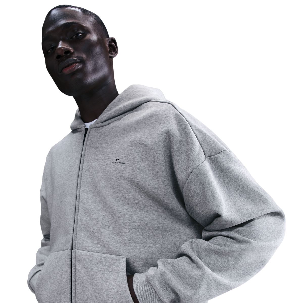 Nike Standard Issue Men's Hoodie - Grey (IO3689-063)