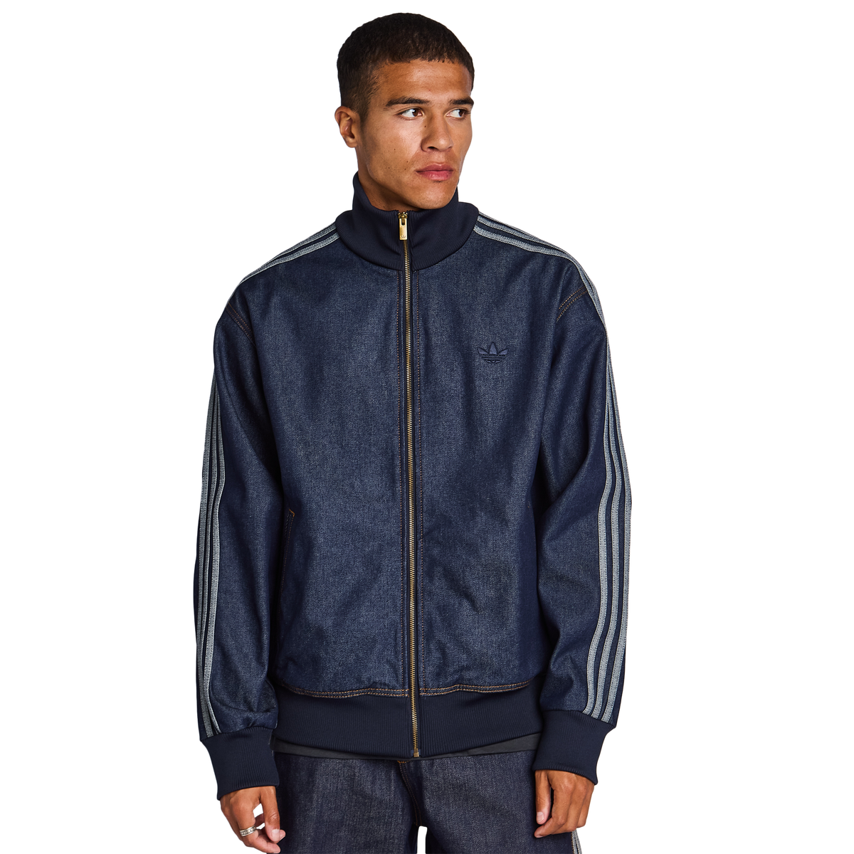 adidas Energy The adidas Adicolor Denim Firebird Men's Track Top - Blue (KS4971)