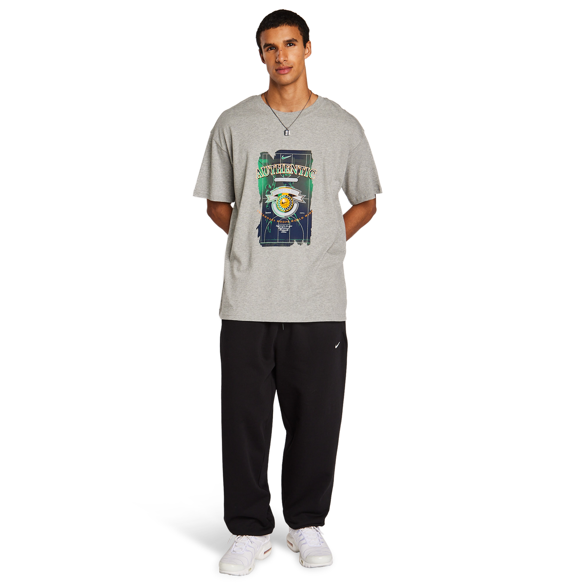 Nike Peak Men's T-Shirt - Grey