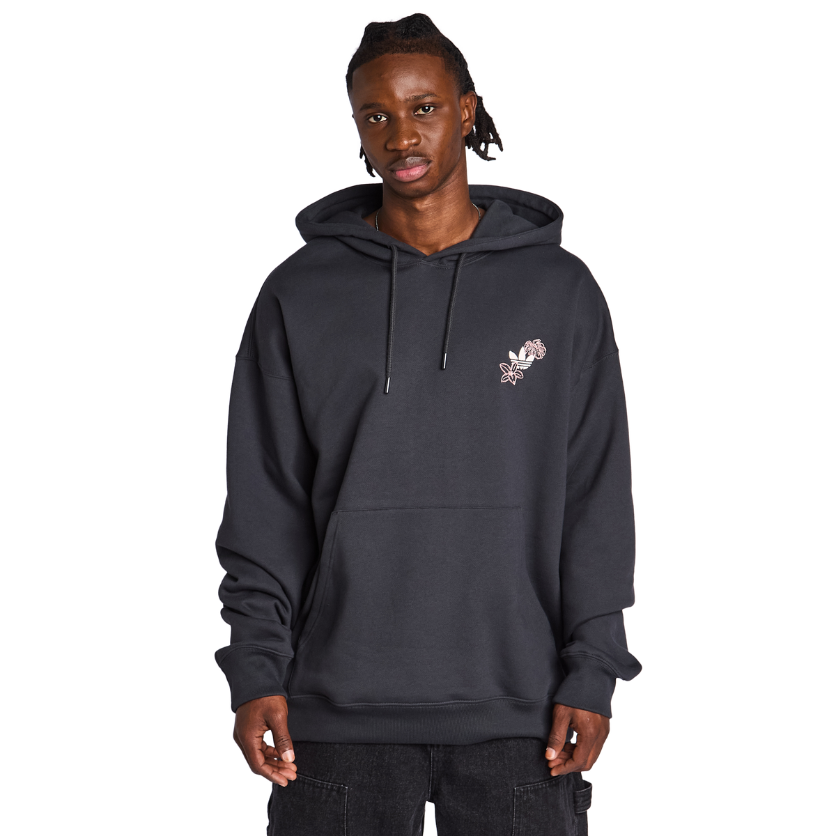 adidas Botanic Gfx Men's Hoodie - Grey