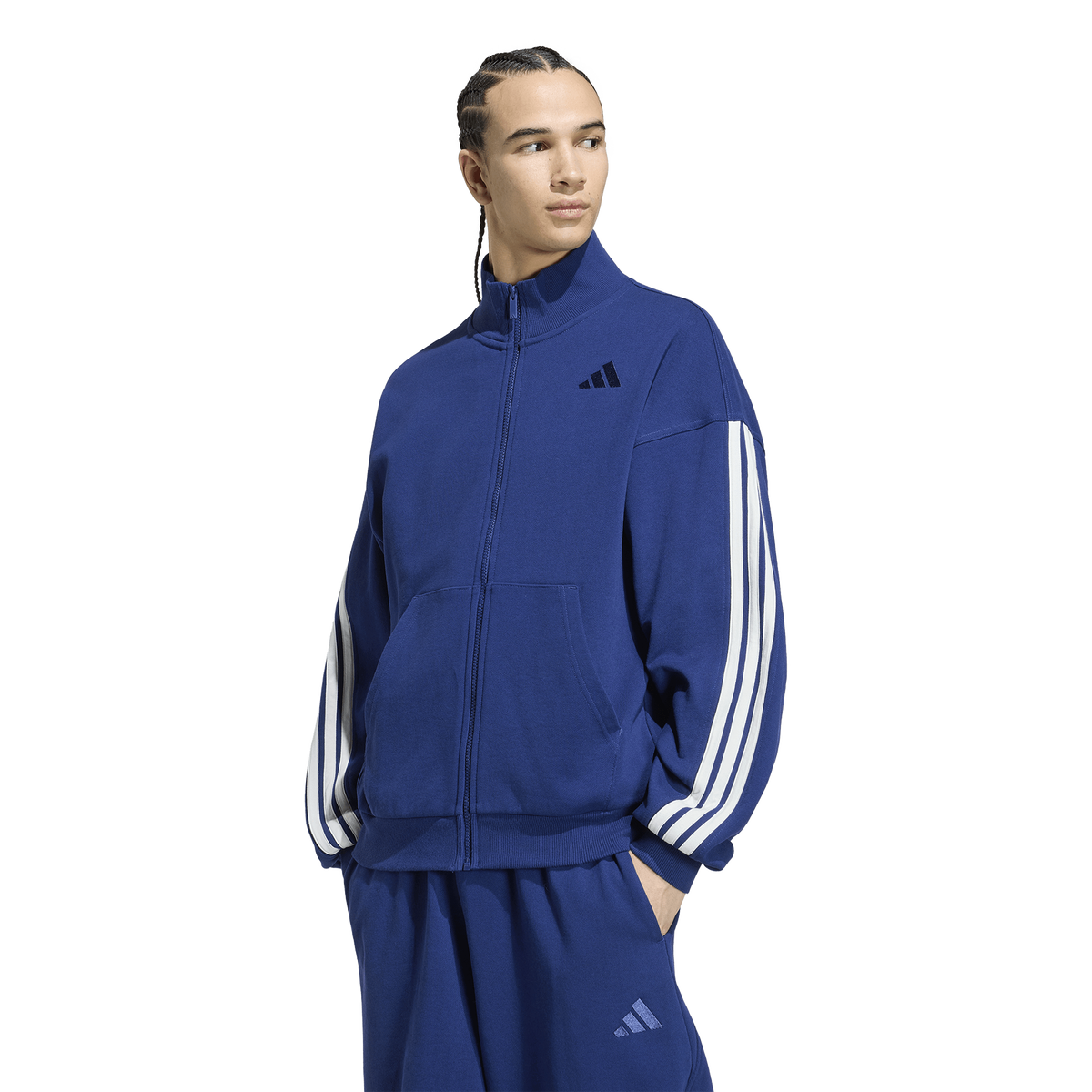 adidas Kit 3-stripes Men's Track Top - Blue