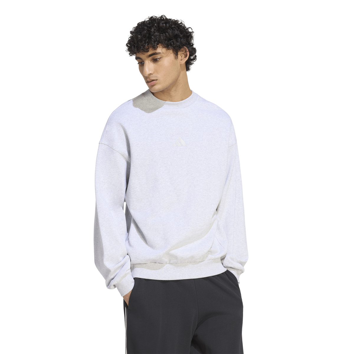 adidas Kit Small Logo Men's Sweatshirt - Grey